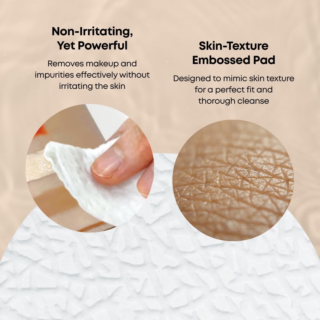 SOMISOME Rice Water Cleansing Pads – Makeup Remover 50 Count (Pack of 1)