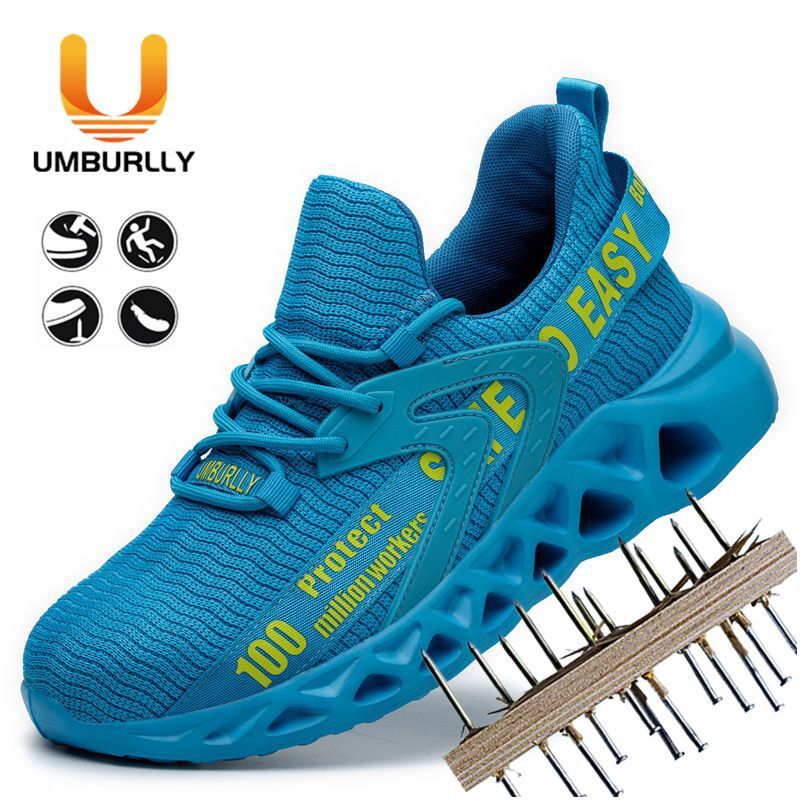 Safety Shoes Mens Work Shoes Steel Toe Cap Lightweight Walking Protective Shoes F311