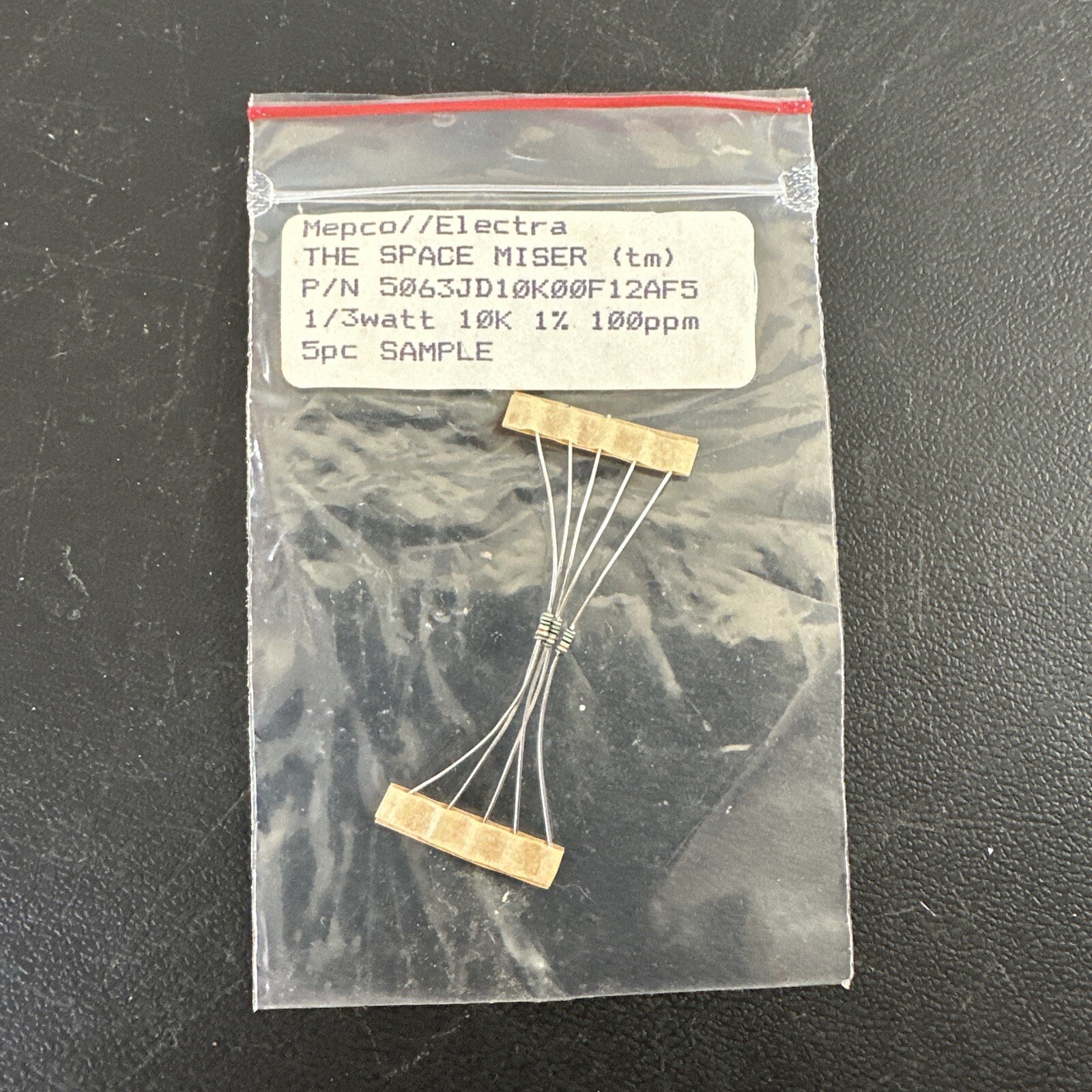 Mexico Electra. The Space Miser ™. 1/3watt 10k 1% 100 ppm