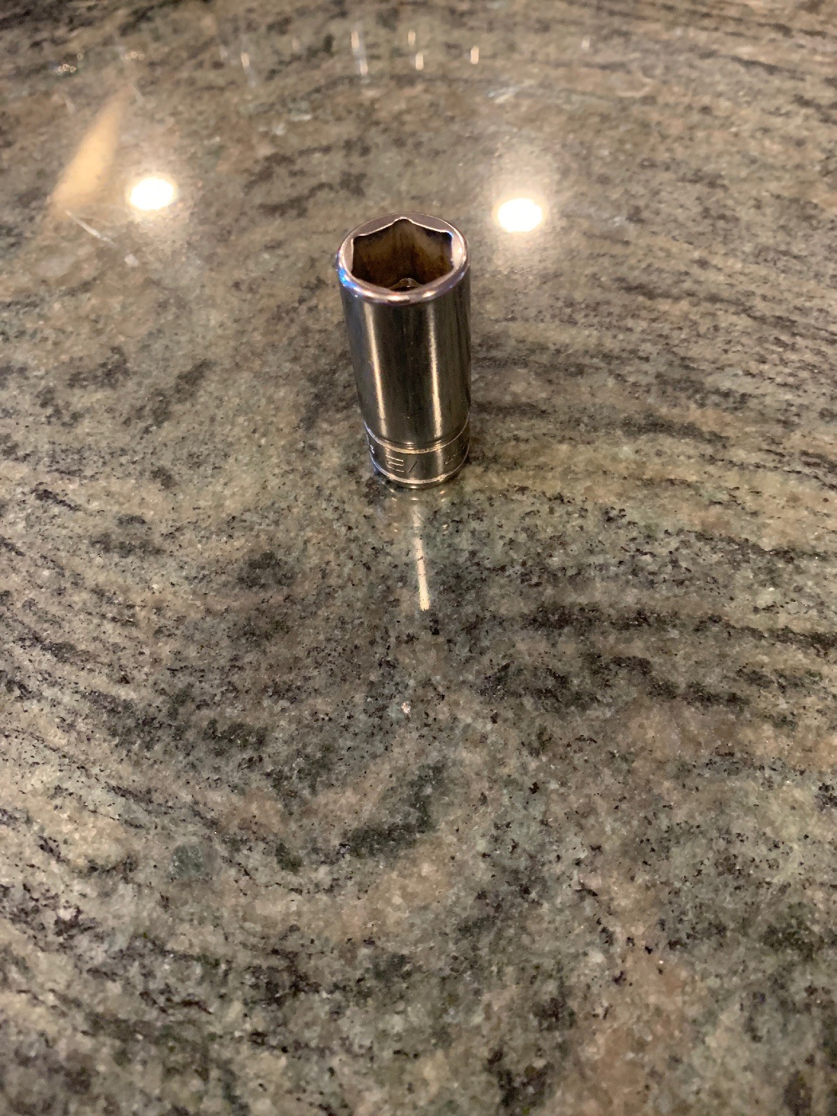 Snap-on fss161 3/8″ drive sae 1/2″ 6 point semi deep chrome socket