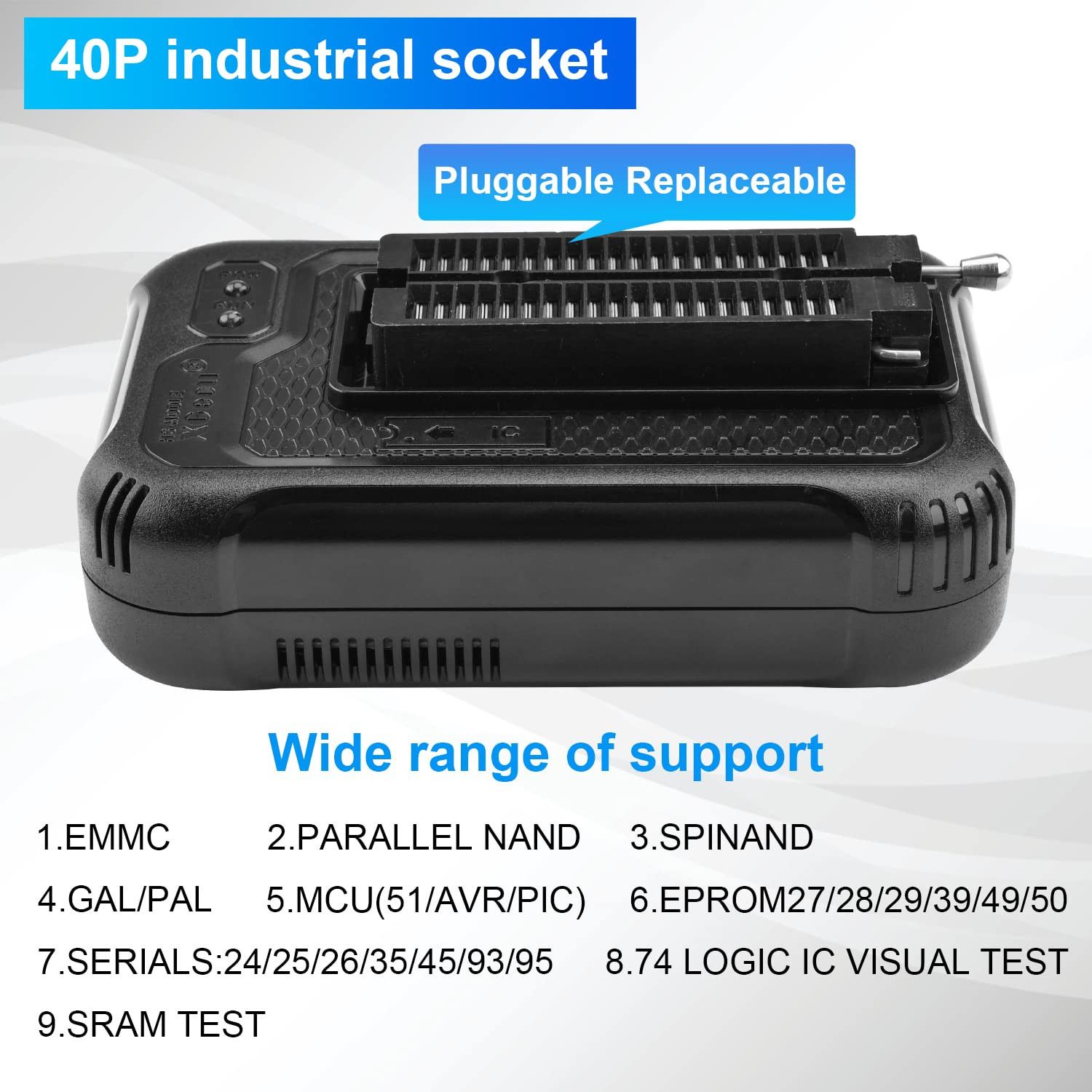 T48 TL866-3G Programmer,Tl866Ii Upgrade Programmer Support 31000+ ICS for Spi/Na