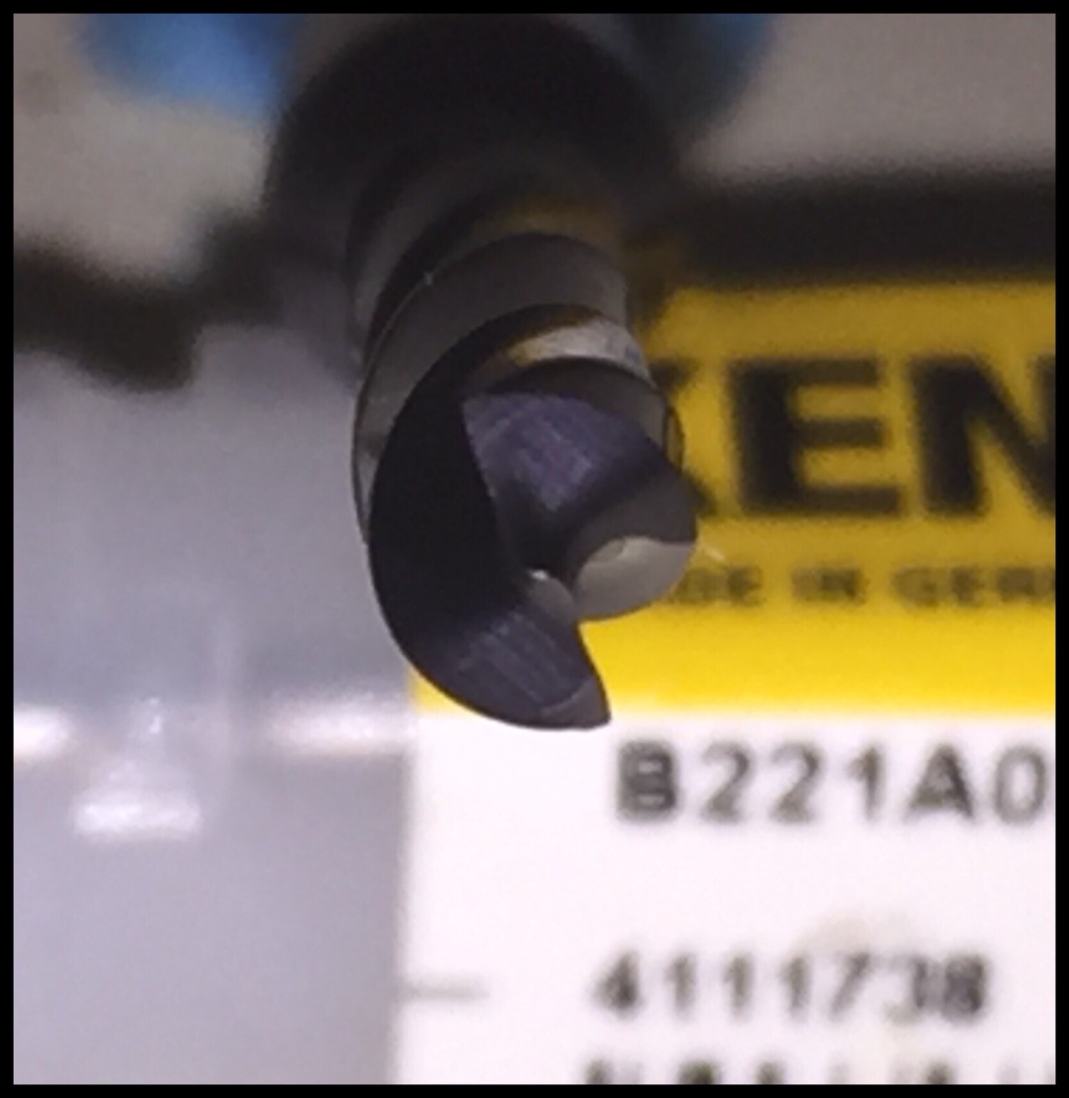 Kennametal B221A03800HP 3.800MM KCPK15 8X Ø Dynapoint Carbide Drill TiAlN COATED