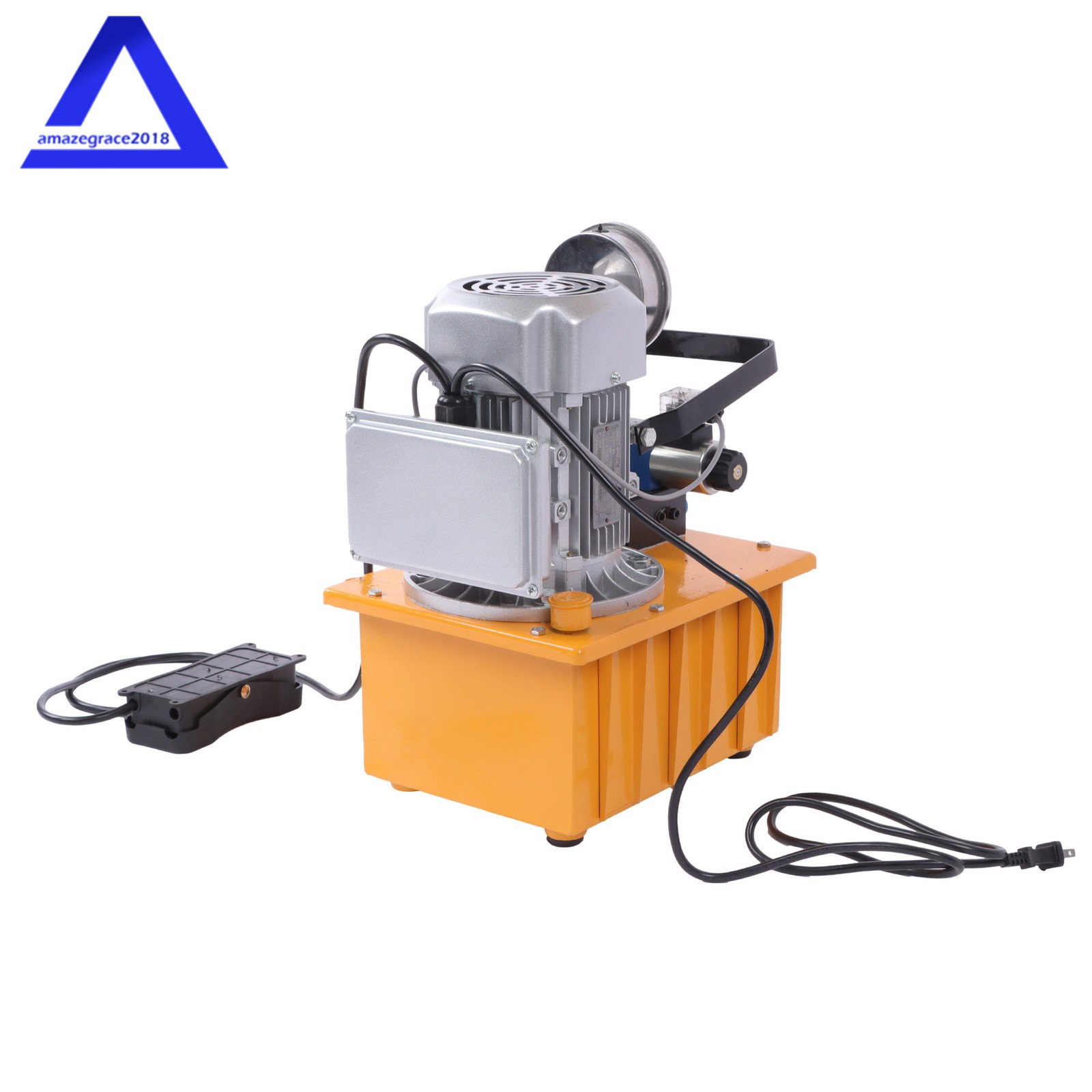 Electric Hydraulic Pump Double Acting Oil Pump 10000 PSI 750W 8L Solenoid Valve