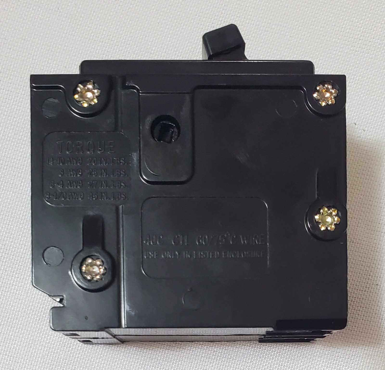 Eaton Cutler Hammer BR 260 60Amp Double Pole Standard Trip Circuit Breaker