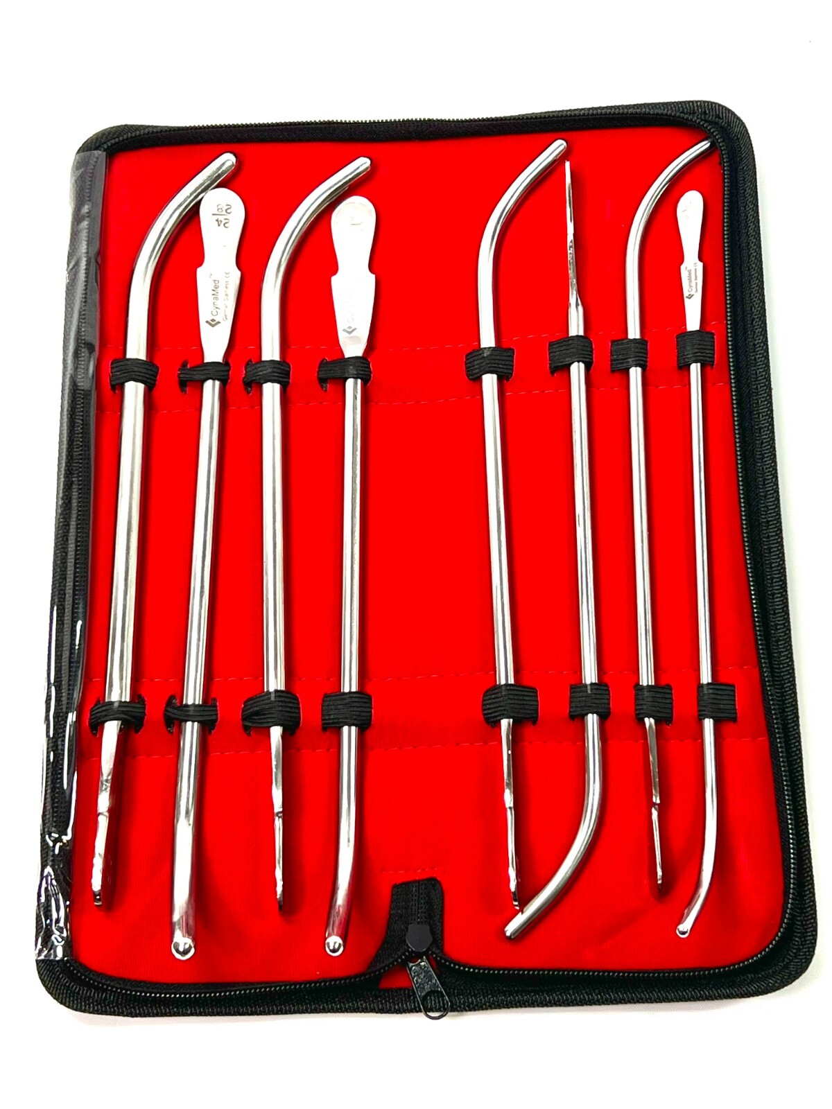 GERMAN STAINLESS VAN BUREN DILATOR URETHRAL SOUNDS 8 PIECES SET OB/Gyn Surgical