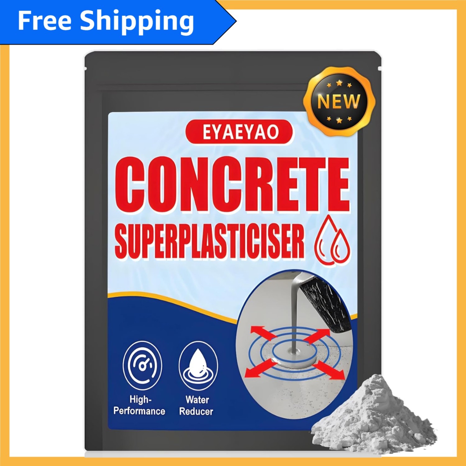 8 Ounces High-Performance Concrete Super Plasticizer for Ultimate Durability