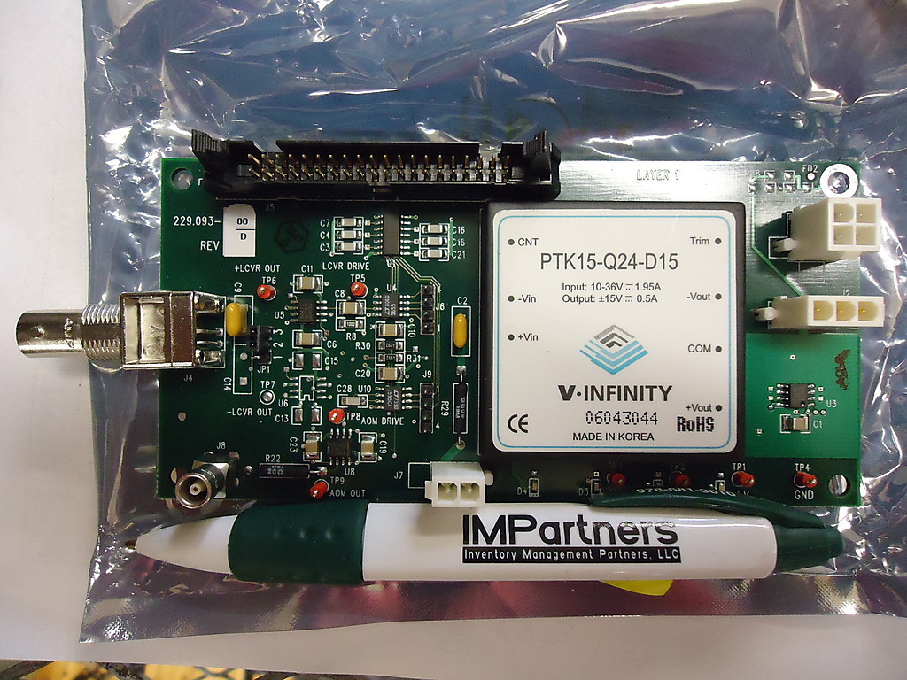 GSI Lumonics 229.093.00 LCVR/AOM PCB Assembly. Brand New!