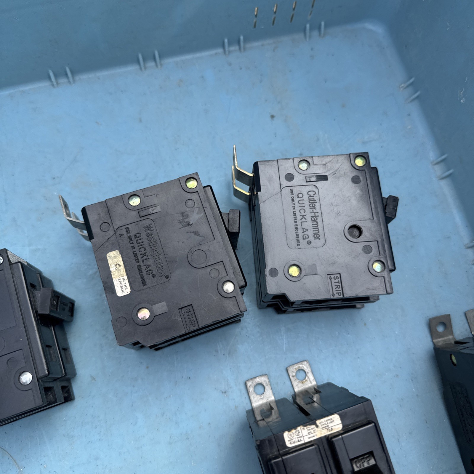 Lot of 27 Eaton Westinghouse Cutler Hammer 2P Circuit Breaker 15A 25A 30A 40A 50