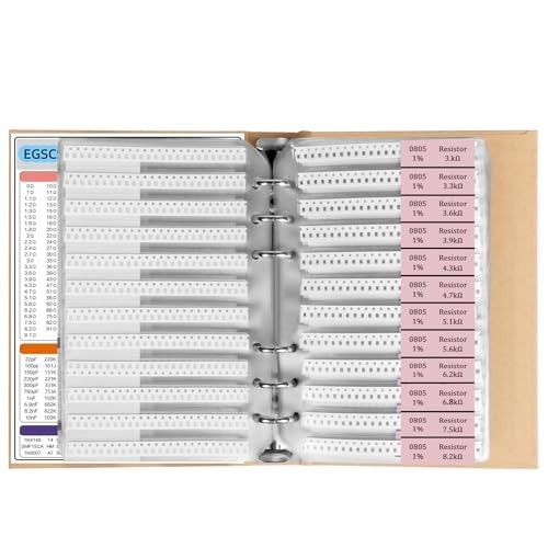 5600PCS SMD Resistor Kit 0805 Assortment 0Ω-10MΩ, Capacitors, Diodes, LEDs & Mor