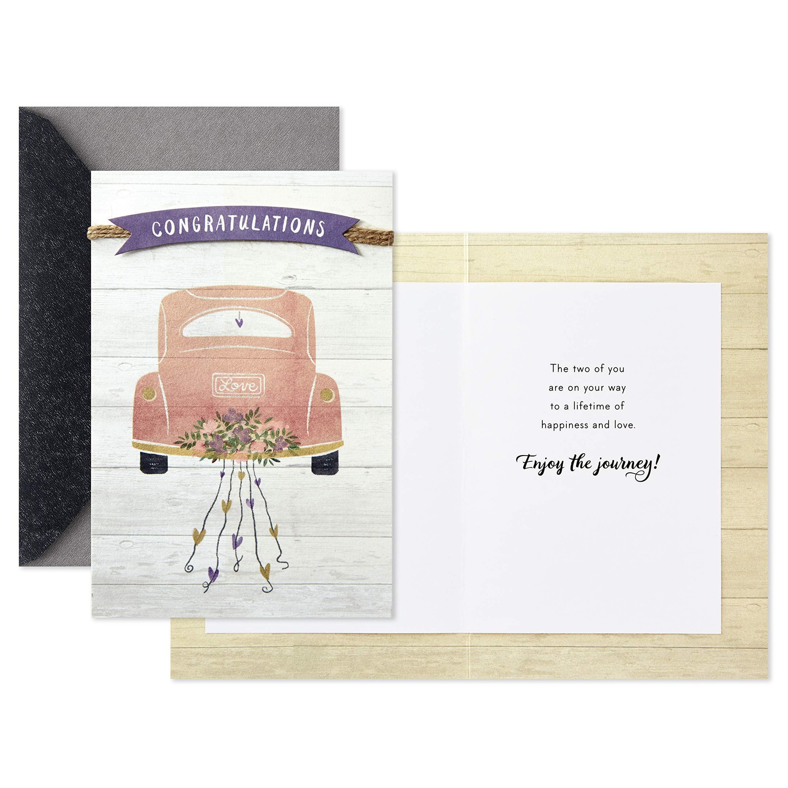 Hallmark Wedding Card, Bridal Shower or 17, Enjoy the Journey