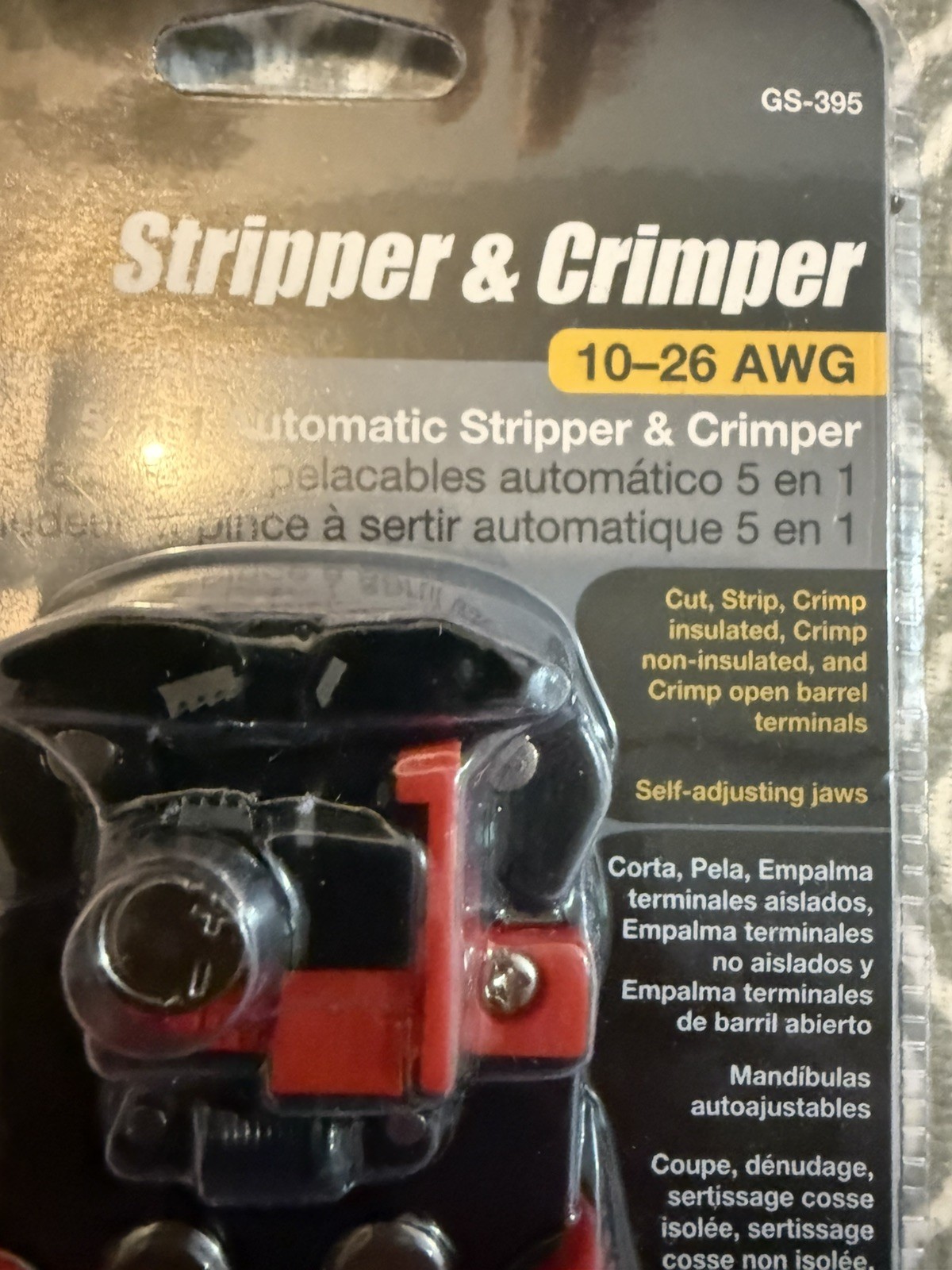 GB GS-395 Automatic Wire Stripper/Cutter ***New Sealed Package*** 10-26 AWG