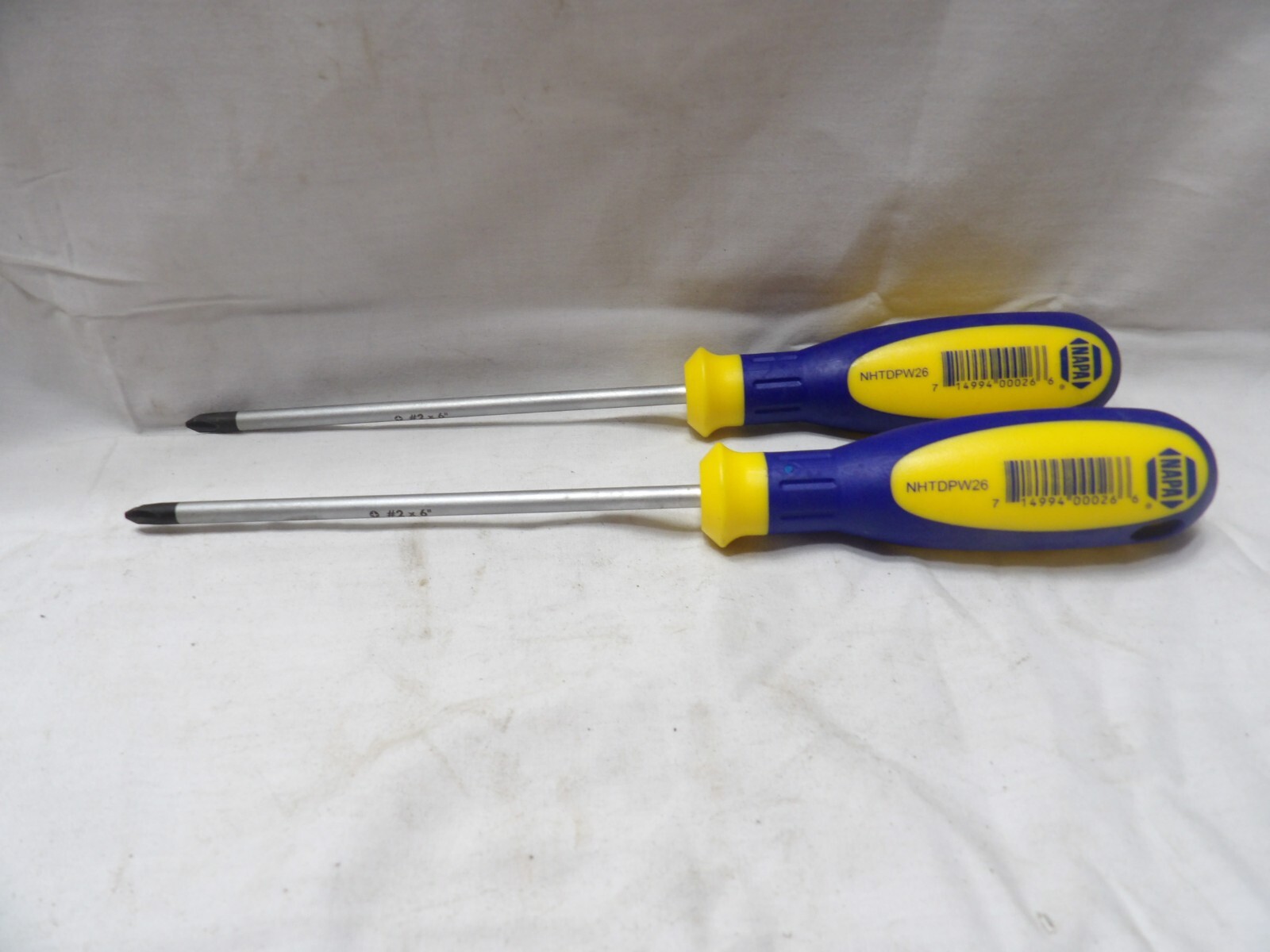 Two Napa #2 X 6″ Phillips Screwdrivers NHTDPW26 – Made in Germany