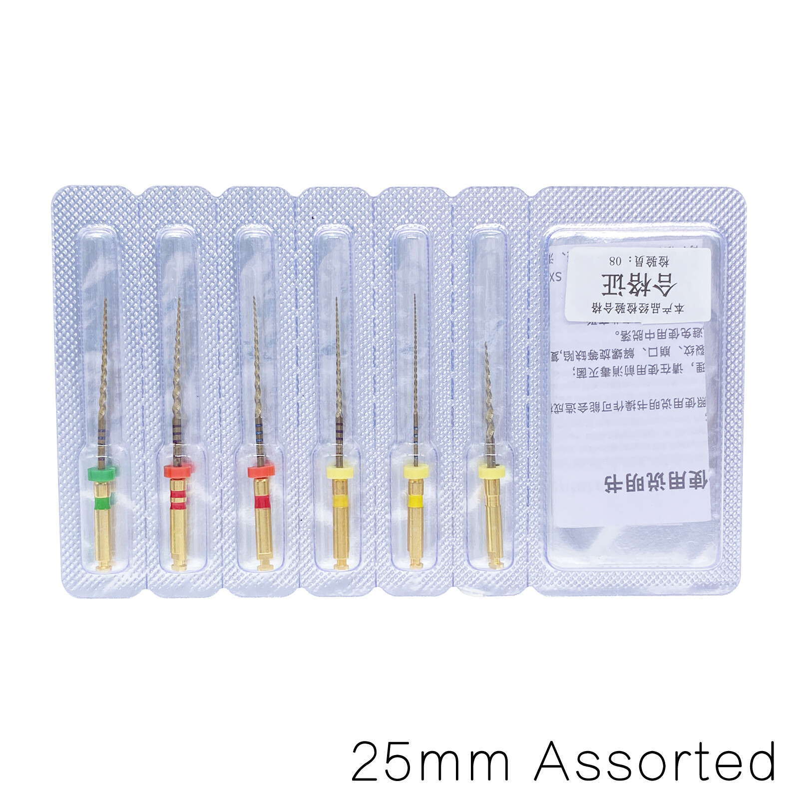 COXO SOCO SC-PRO Endo Controlled Memory NITI Gold Files Mixed 21/25/31mm