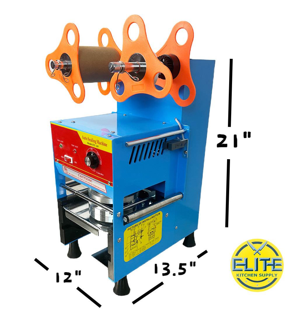 Semi-automatic Bubble Tea Cup Sealer Sealing Machine 300-500 Cups/Hr