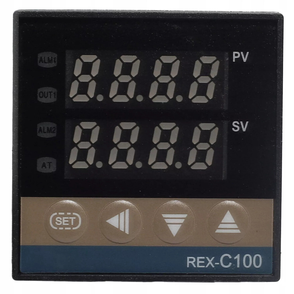 110-240VAC PID REX-C100 Temperature Controller SSR-40A Thermocouple Heat Sink US