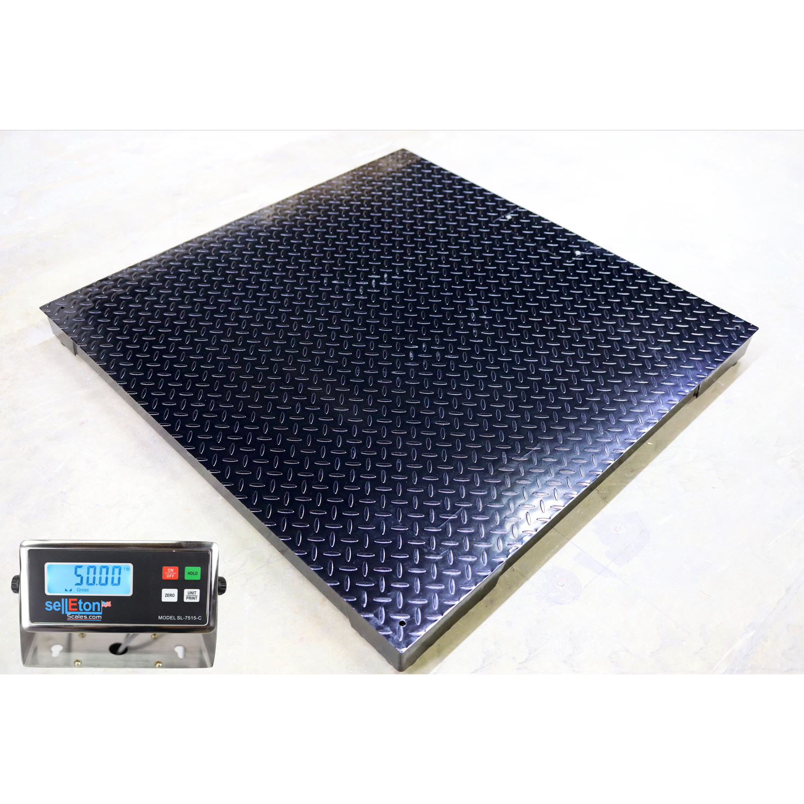 5-Year Warranty industrial Pallet Scale 40″x 40″ warehouse Floor Scale 5000 lbs