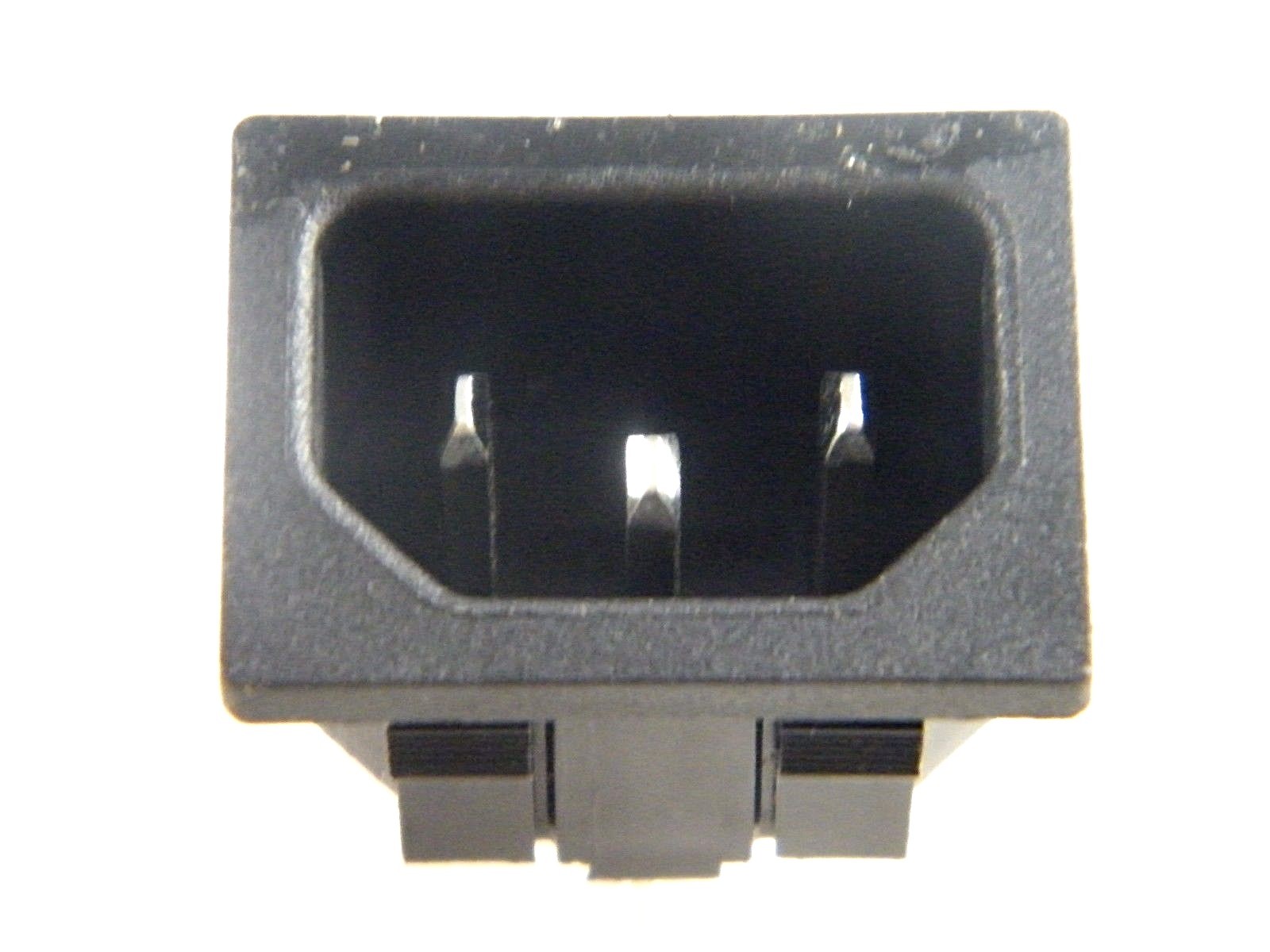 INALAYS AC POWER STANDARD C14 INLET CONNECTOR 0711 SNAP-IN ~ NEW NWOP