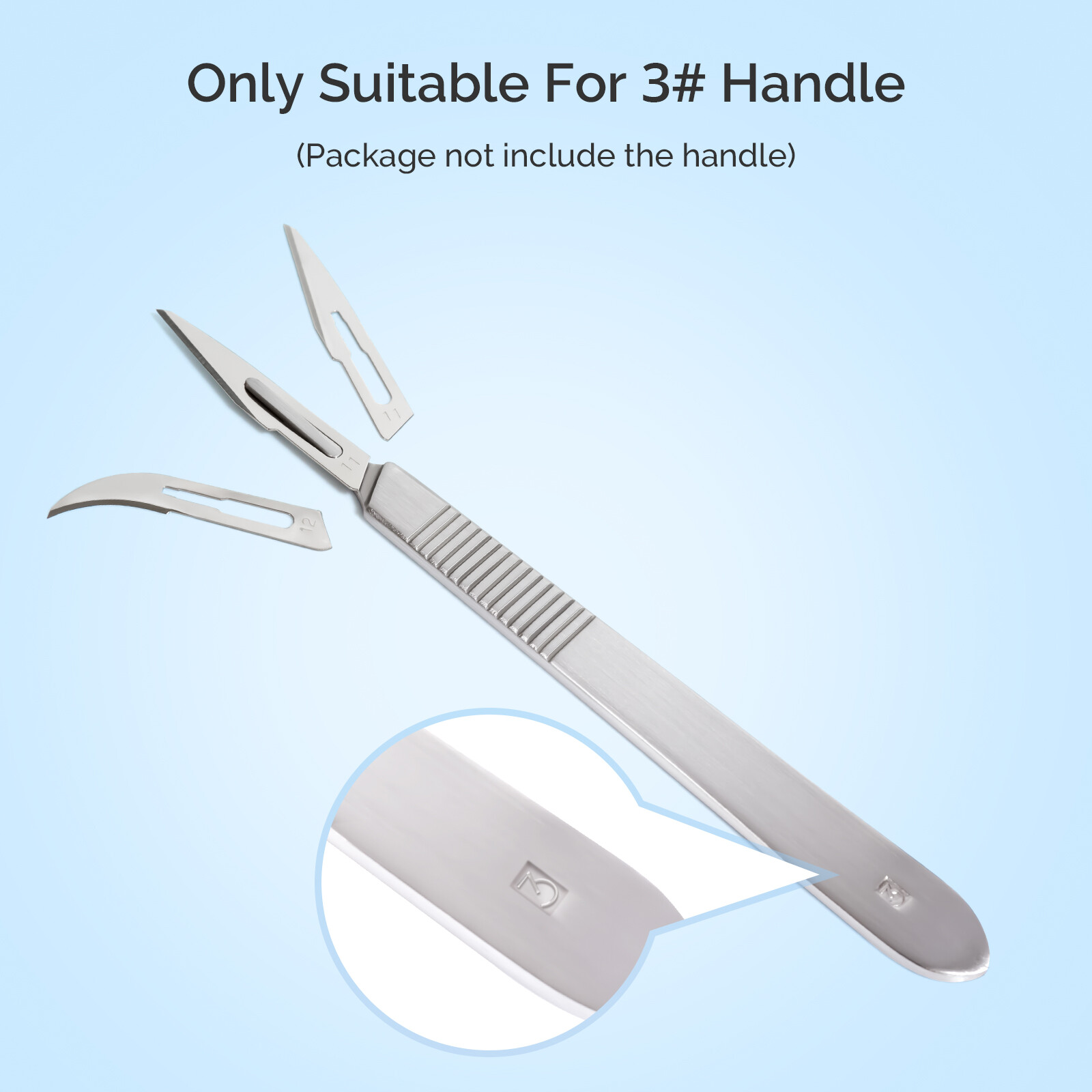 Up to 1000pcs Scalpel Blades #10 11 12 15 15C Stainless Steel Sterile Surgical