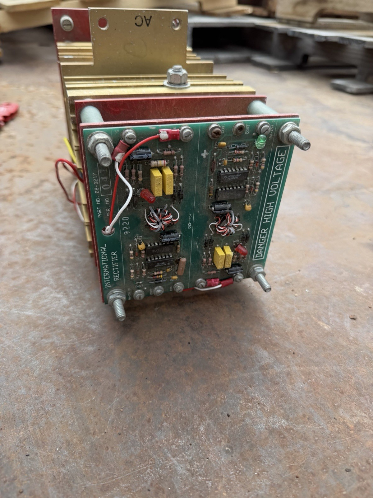 Military International Rectifier SCR Thyristor Stack PN 88-0217 AS-IS Untested