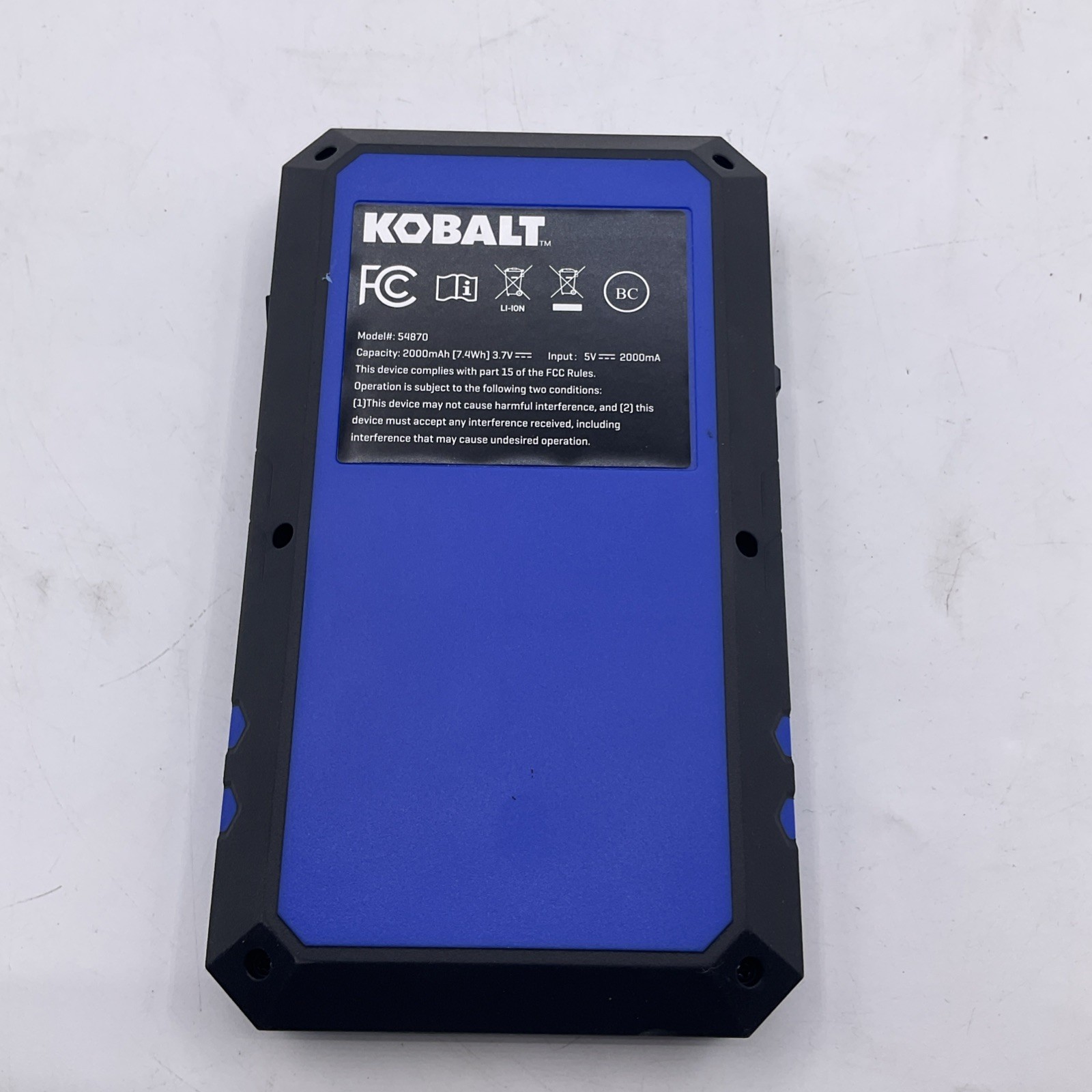 Kobalt 54870 5″ Rechargeable Compact Inspection Camera Borescope With Case – NEW