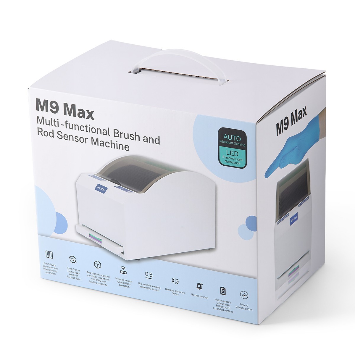 2-in-1 Dental Multi-functional Ortho Brush and Rod Sensor Machine Self-Locking