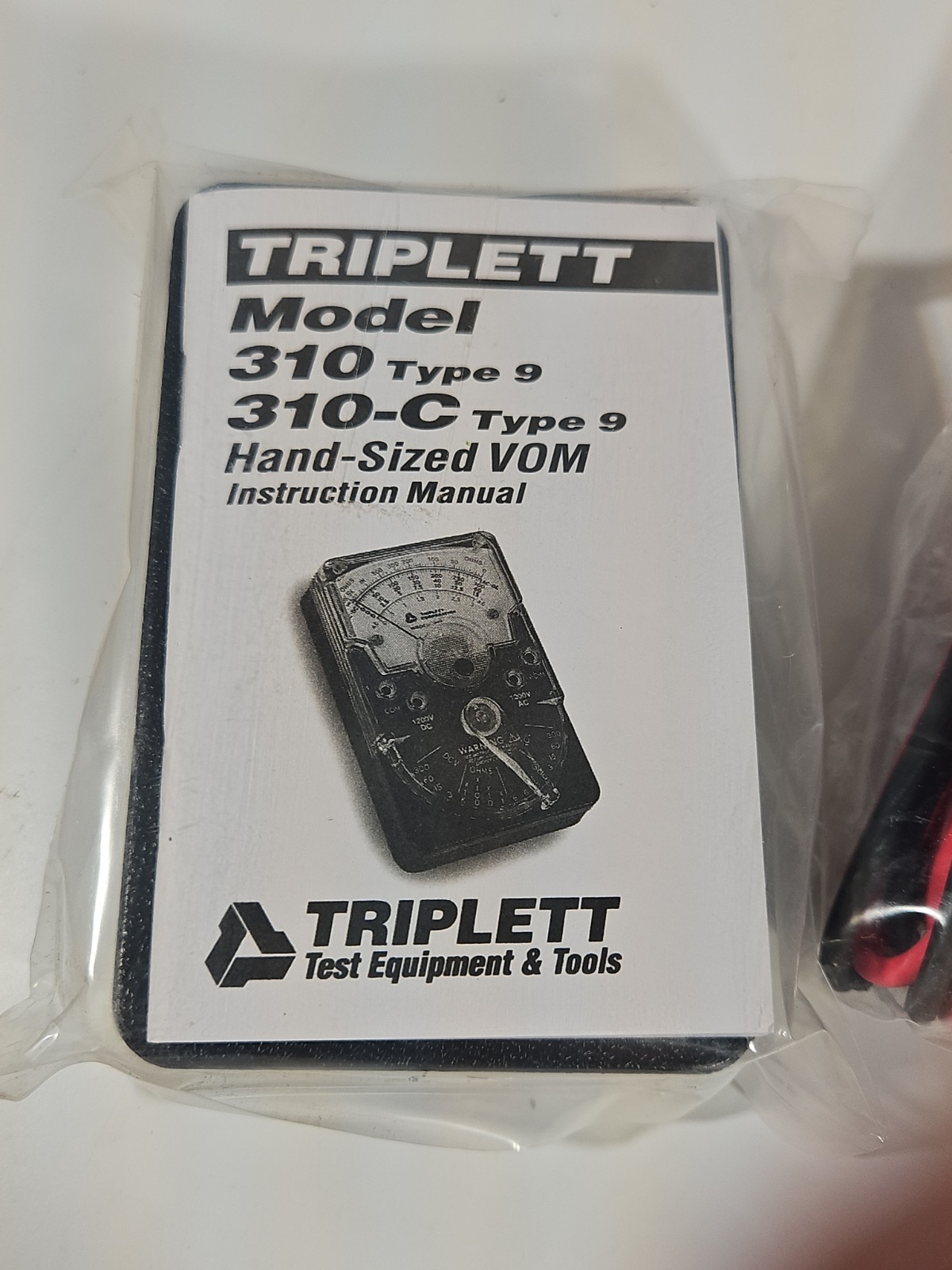 Triplett 3018 Model 310 Hand Sized Analog VOM Multimeter – AC/DC Voltage Type 9