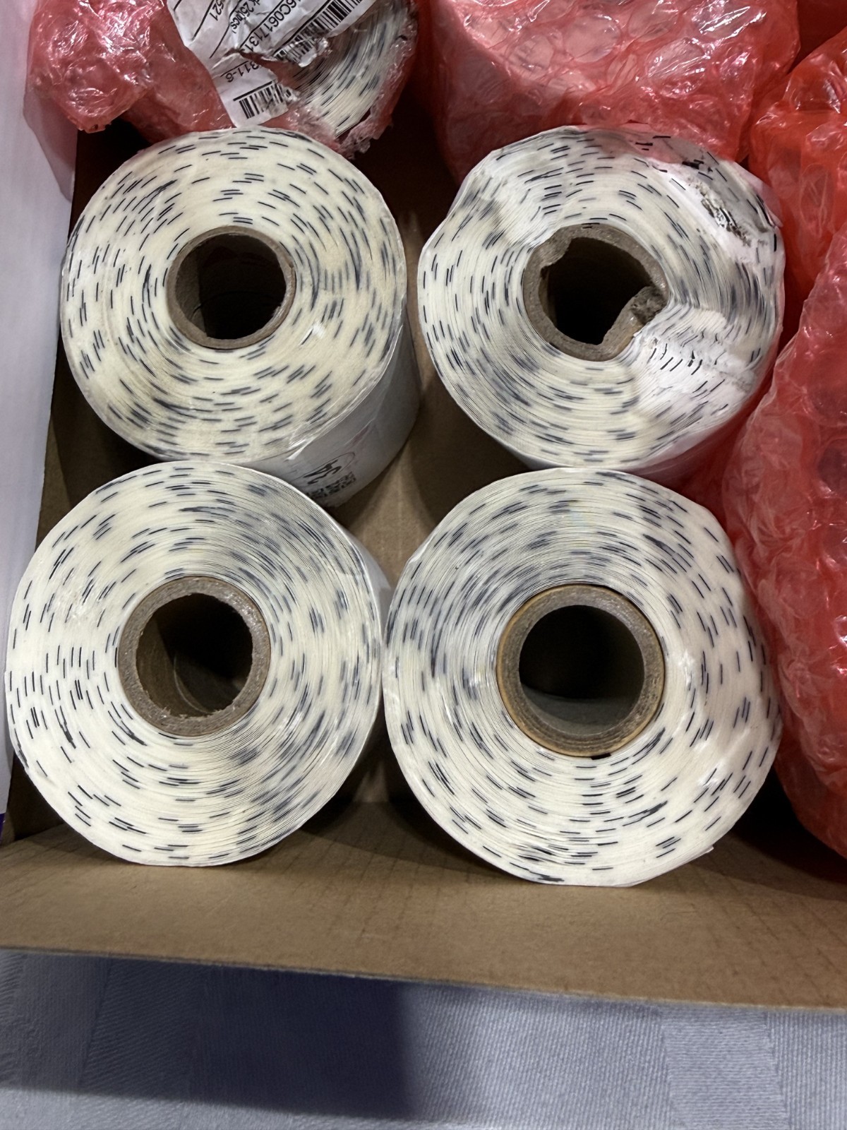 2 PACK Unbranded RFID Labels 2.5”x1.75” Rolls of 250 .75″ Core *FAST SHIP*