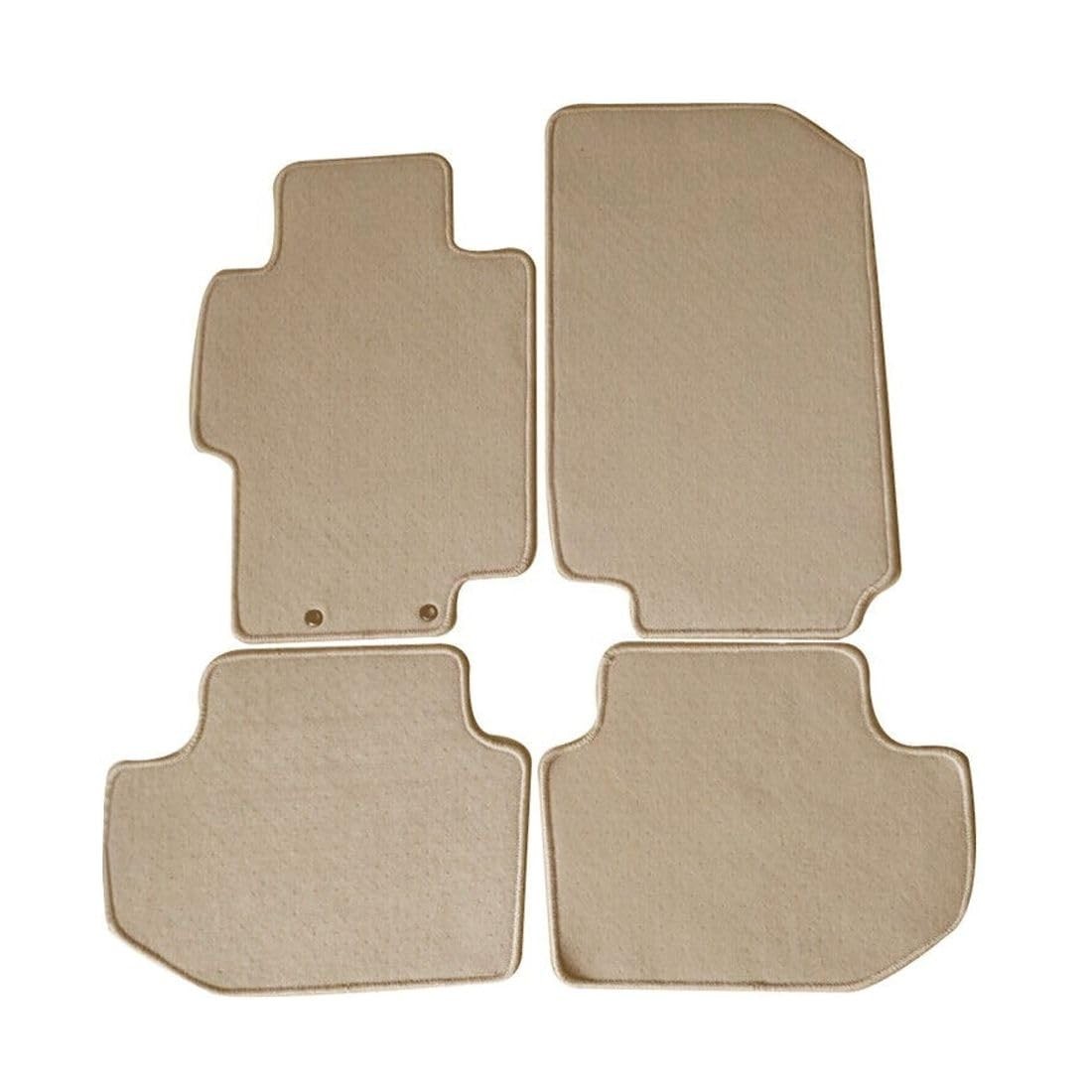 For Honda Accord 2003-2007 Beige Nylon Front Rear Interior Floor Mats 4pcs
