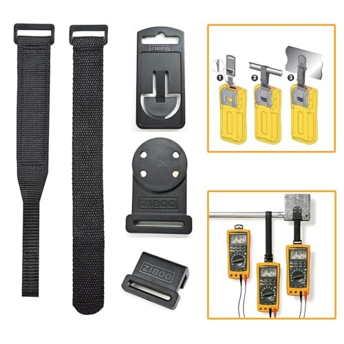 ZIBOO Multimeter Meter Hanging Kit Compatible with 2 cm x 10 x 2 cm, BLACK