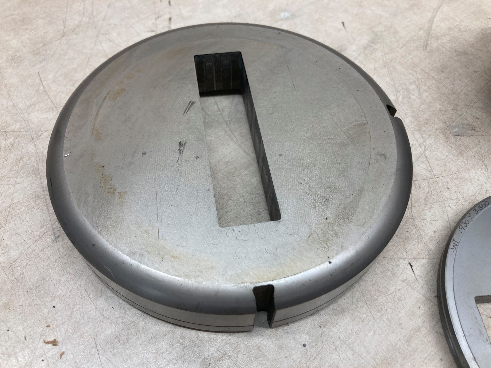 set of wilson tool Amada Punch Press 6″ Die & Punch .930×3.800 RT