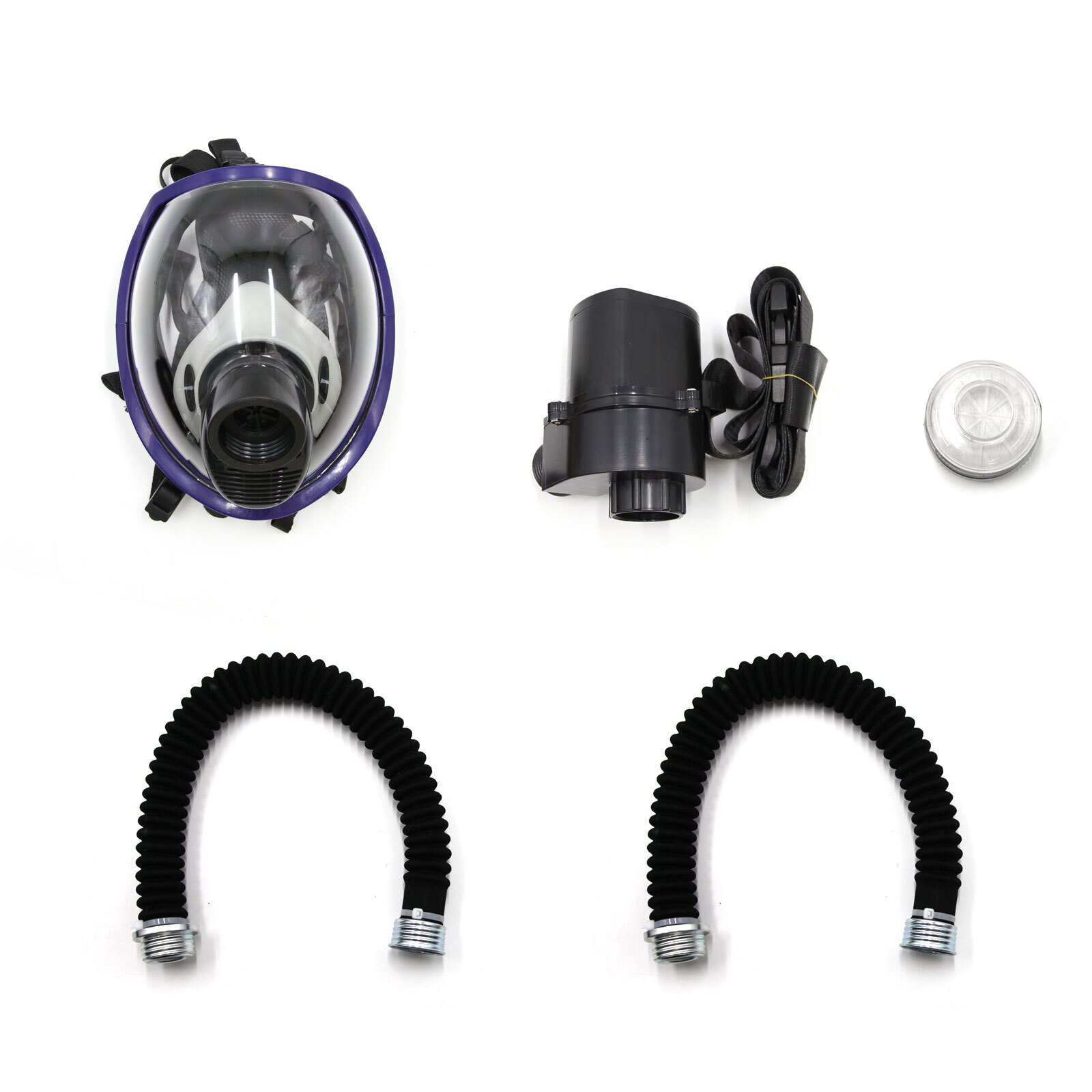 Electric Constant Flow Supplied Air Fed FullFace Gas Mask Respiratory protection