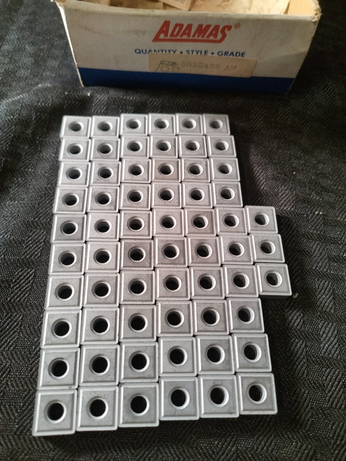 NOS ADAMAS CARBIDE CORP SNSG432 AM Lot Of 63 With Box