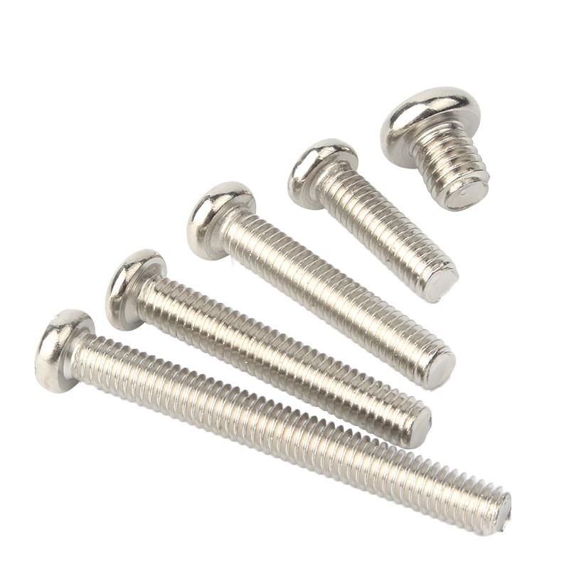 M1.2 – M4 Pan Head Screws Nickel Plated Phillips Machine Screw Pozi Drive Bolts