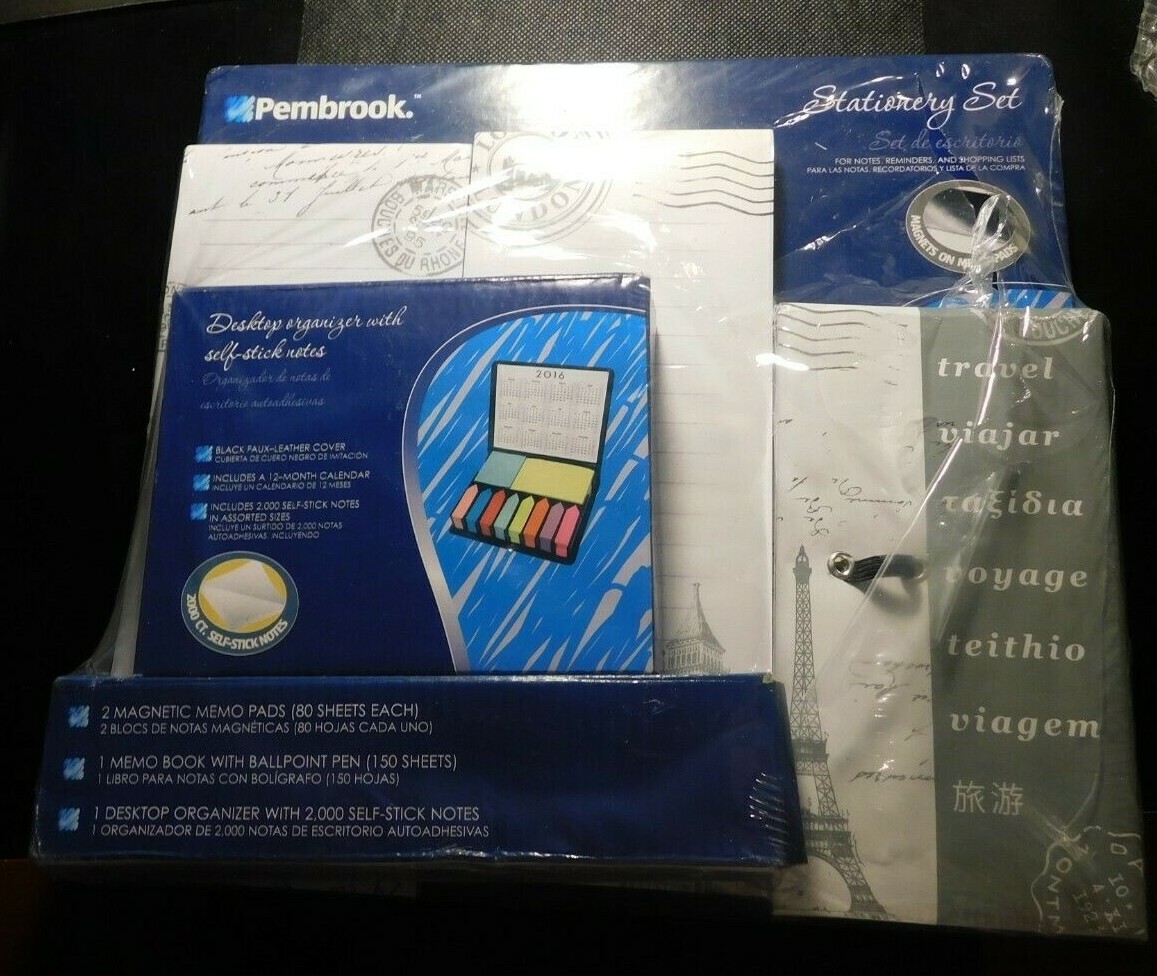 PEMBROOK STATIONERY SET! FF654DXX