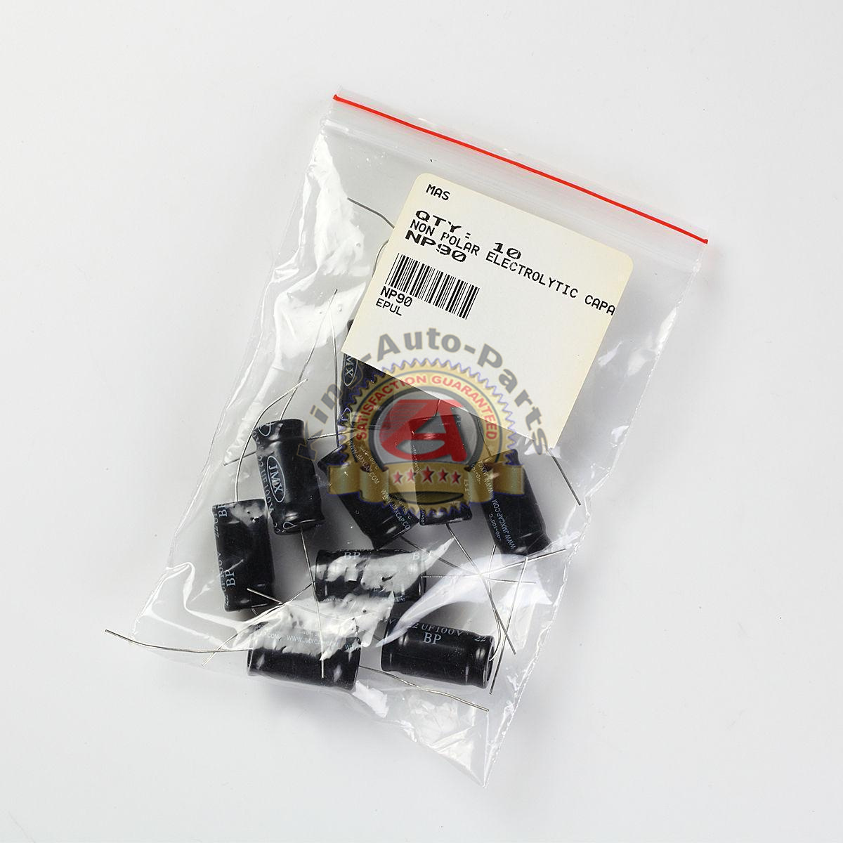 Non-Polarized Electrolytic Audio Capacitor 22MFD 22uF 100V (10/pk) Free shipping
