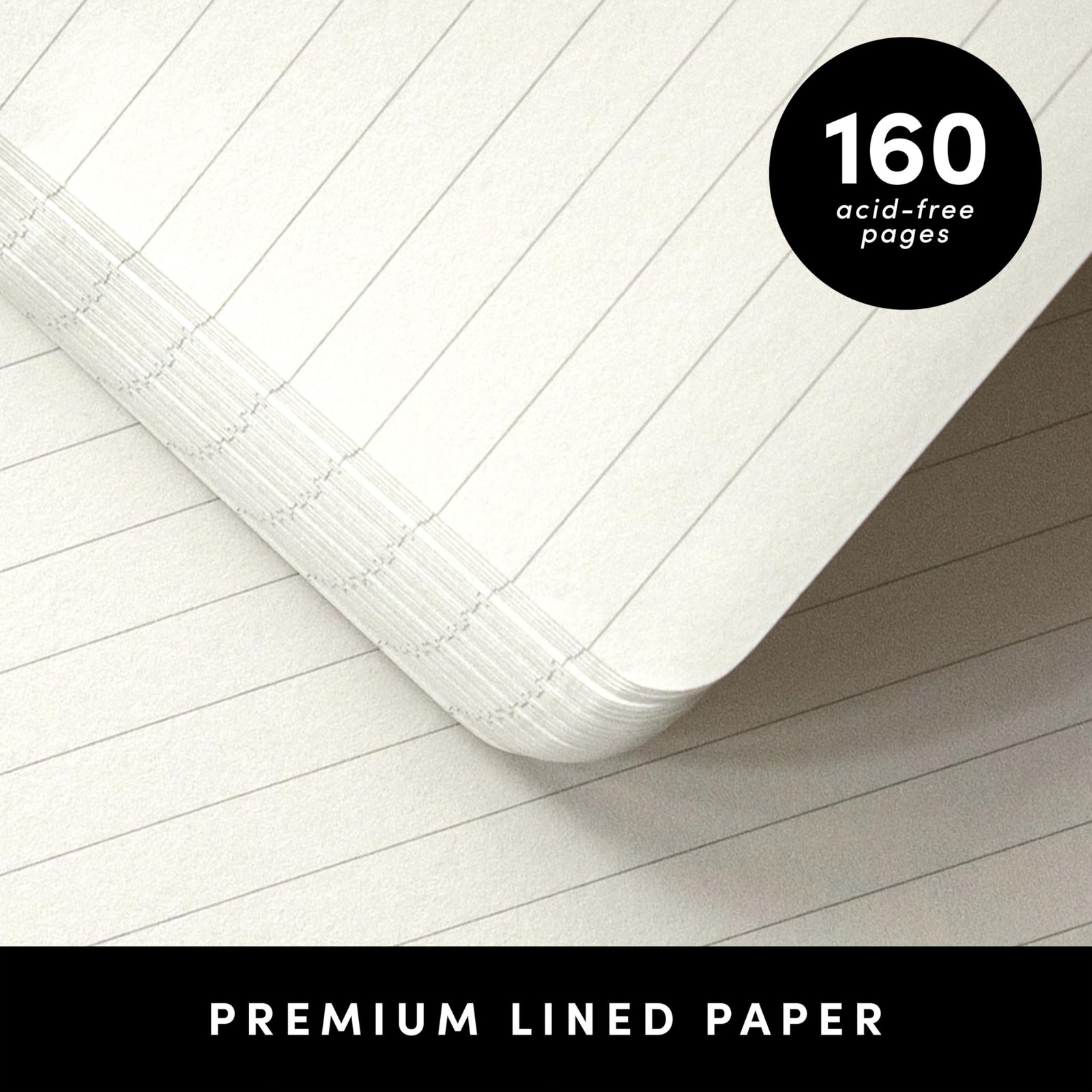 PAPERAGE Lined Pocket Journal Notebook 2 Pack (Dark Green) 160 Pages Smal