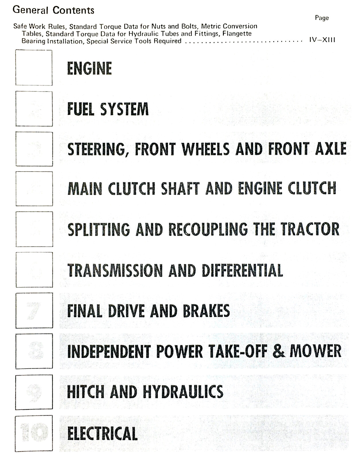 International 154 184 185 Cub & Lo-Boy Tractor Mower Service Shop Repair Manual