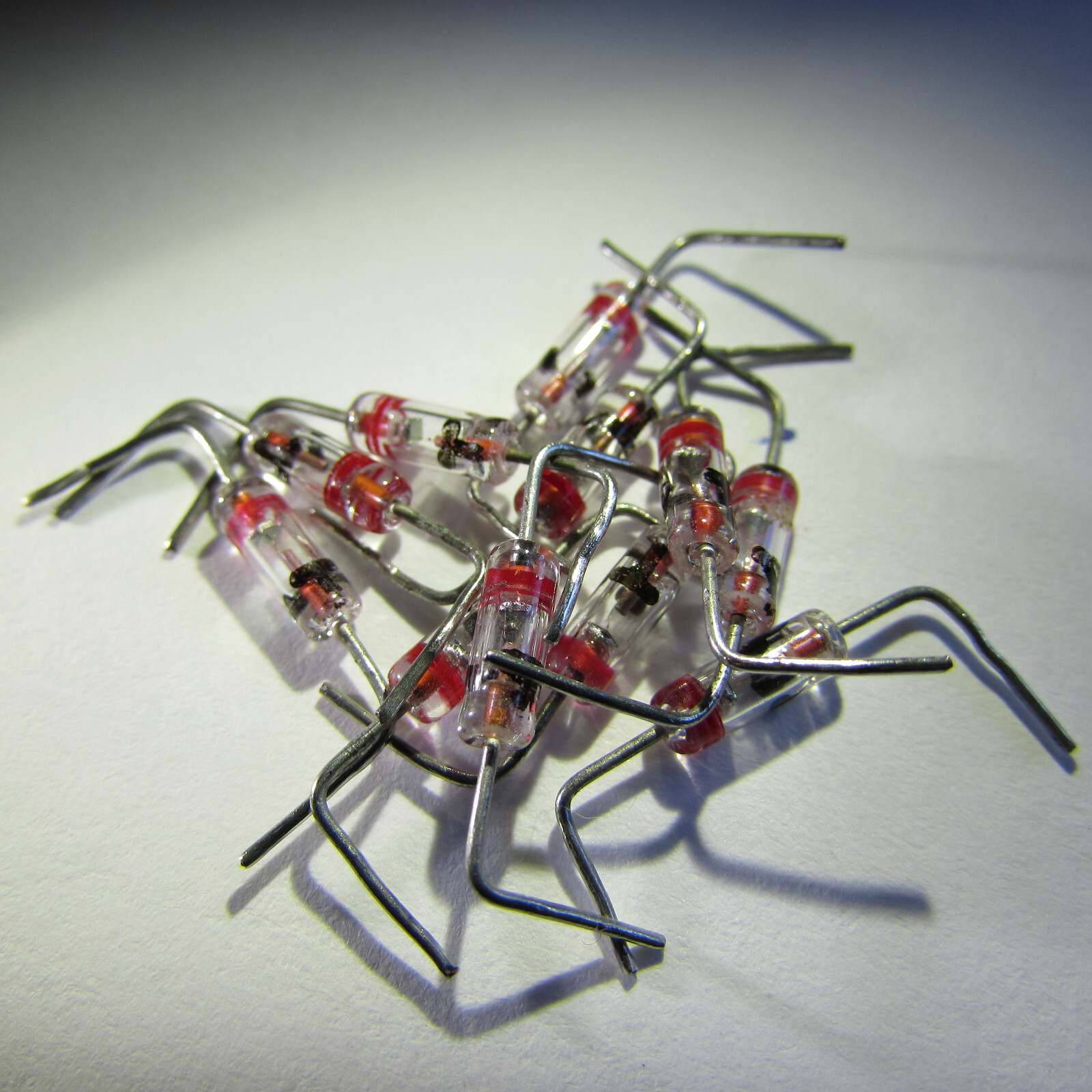 1N34 Transitron Germanium GOLD BONDED Diodes Typical 0.235 to .250V Breakdown 10