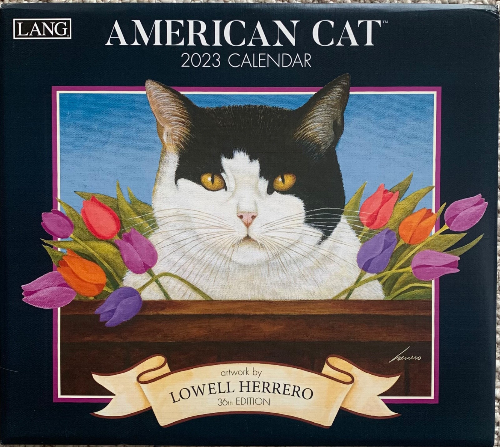 American Cat 2023 Lang Wall Calendar