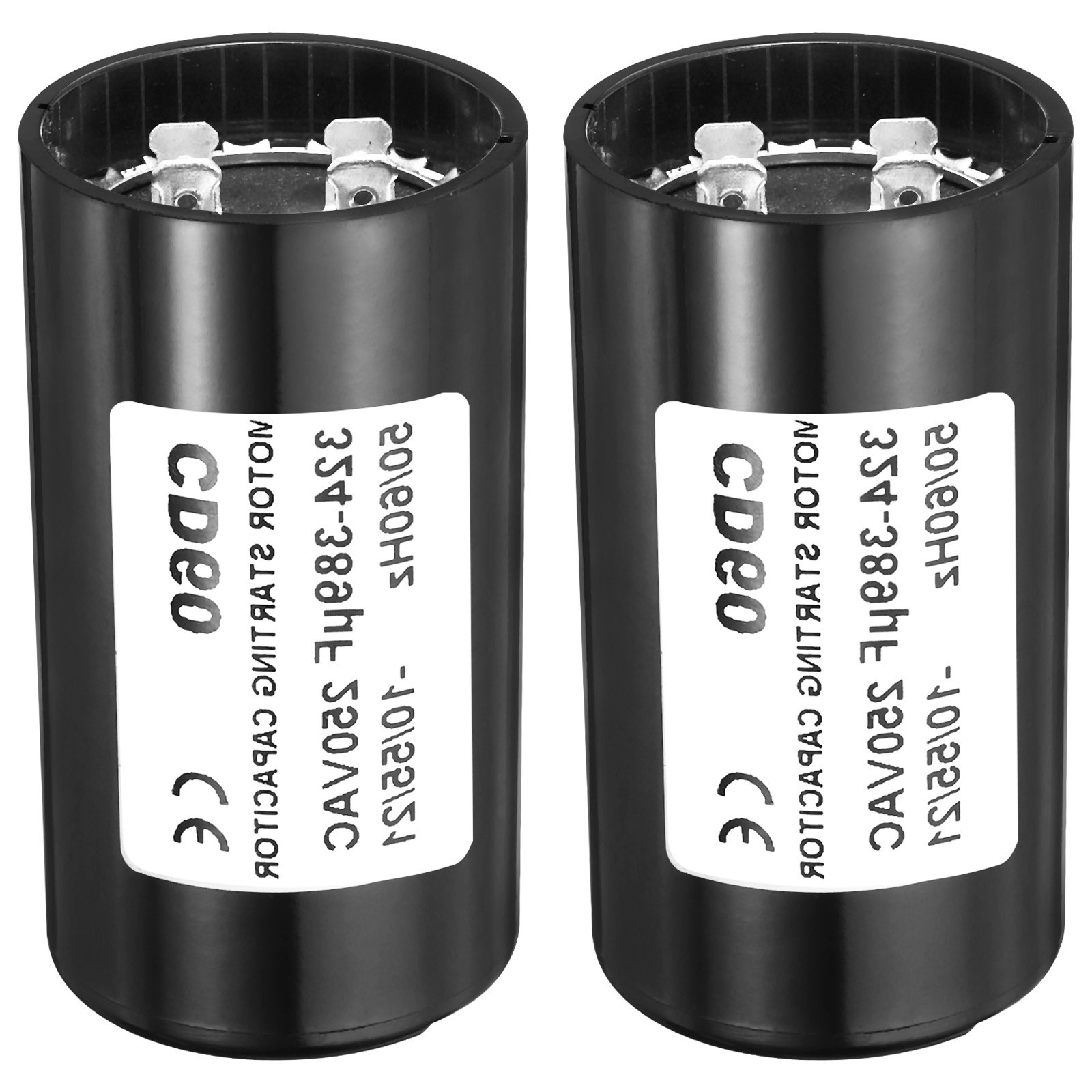 2 x 324-389uF/Mfd 250VAC 50/60Hz CD60 Run Capacitor Motor Start Capacitor