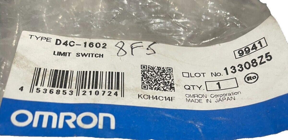 NEW OMRON D4C-1602 LIMIT SWITCH D4C1602