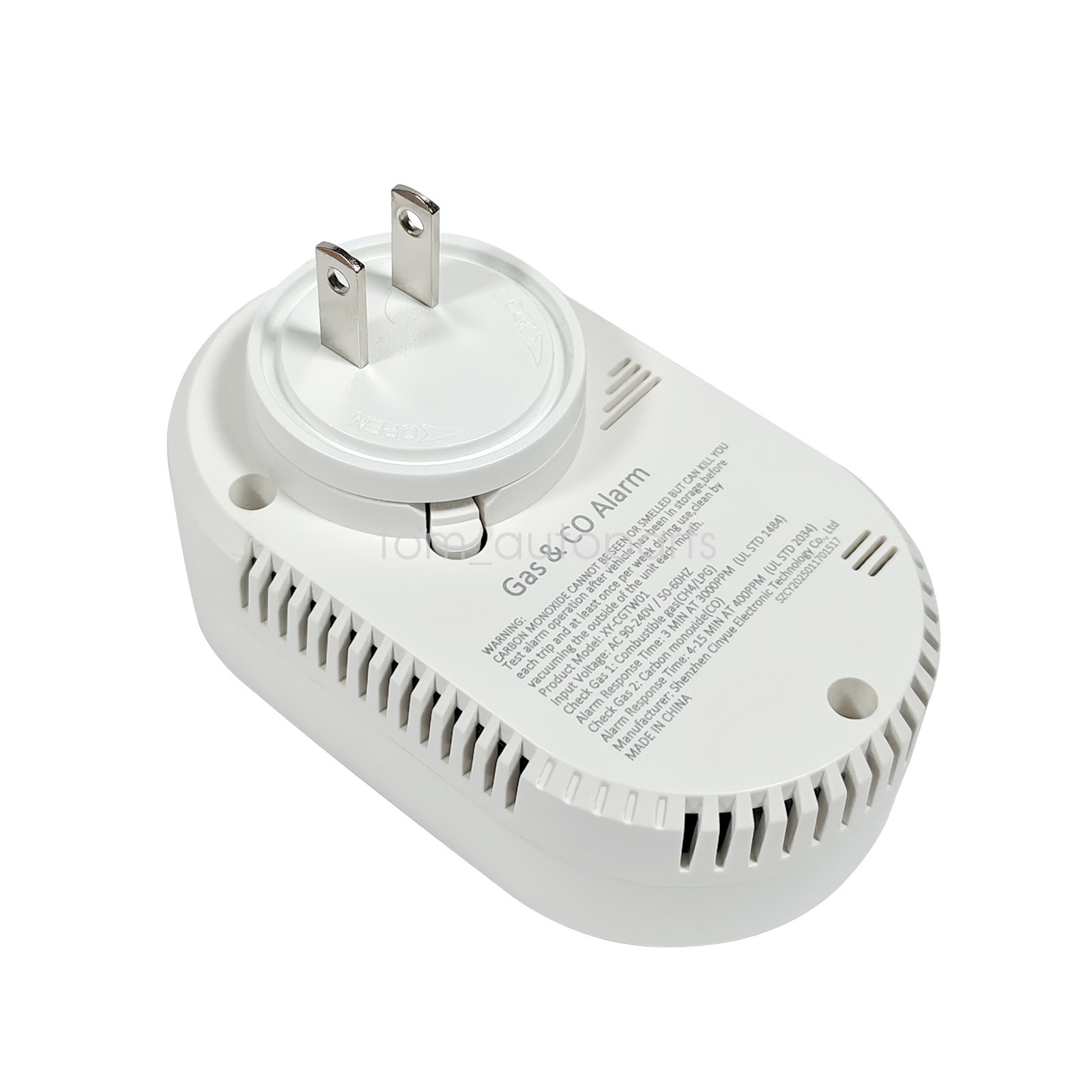 Digital Gas Leak Detector Alarm Sensor Propane Butane Methane Gas Catch 4-IN-1