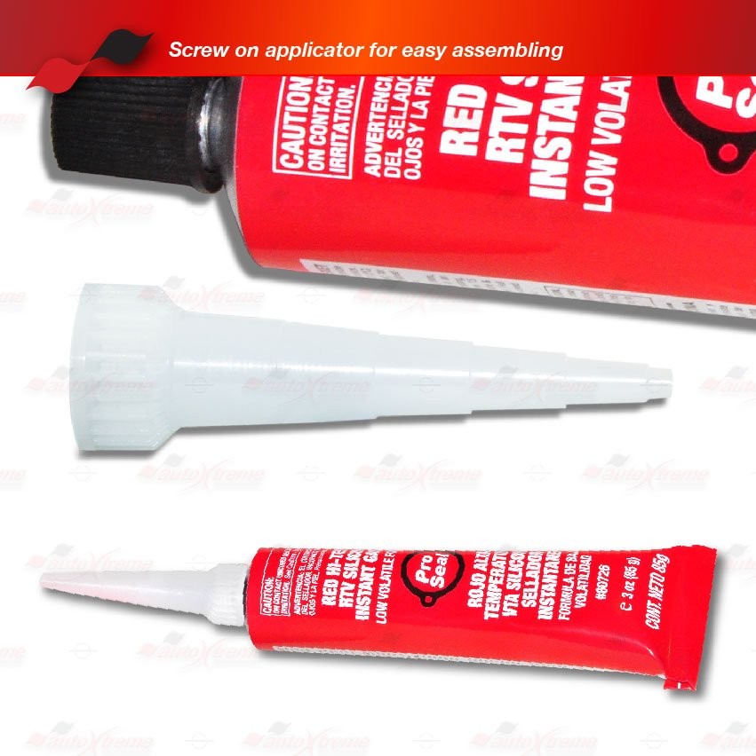 PS RED High Temp RTV Silicone Sealant Adhesive Intake Exhaust Manifold Gasket US