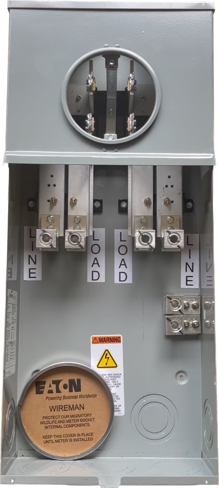 EATON 400 / 320 Amp Meter Base Socket Single Phase 324N Brand New UL Listed