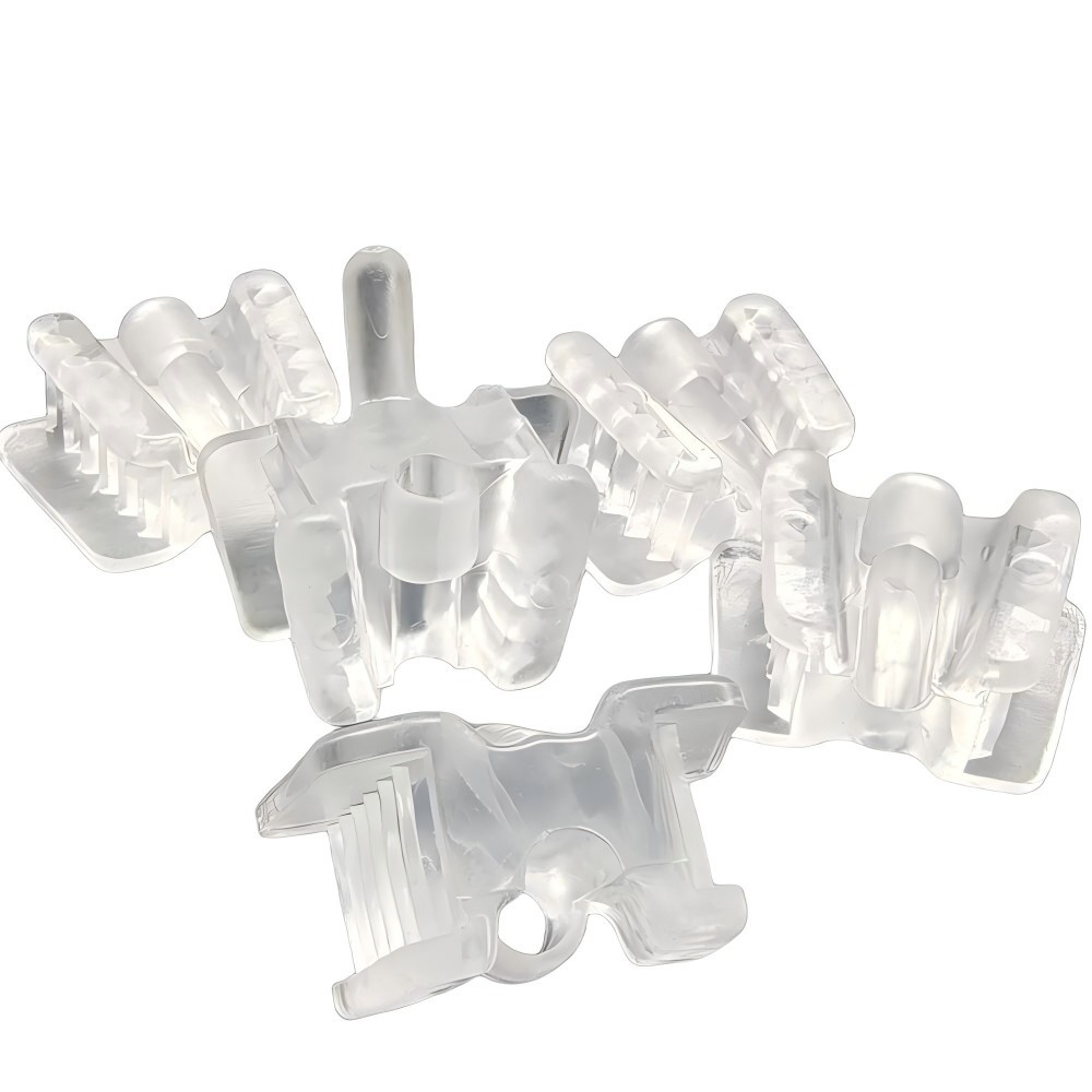Dental Autoclaveable Silicone Rubber Mouth Props Bite Blocks Retractor Opener