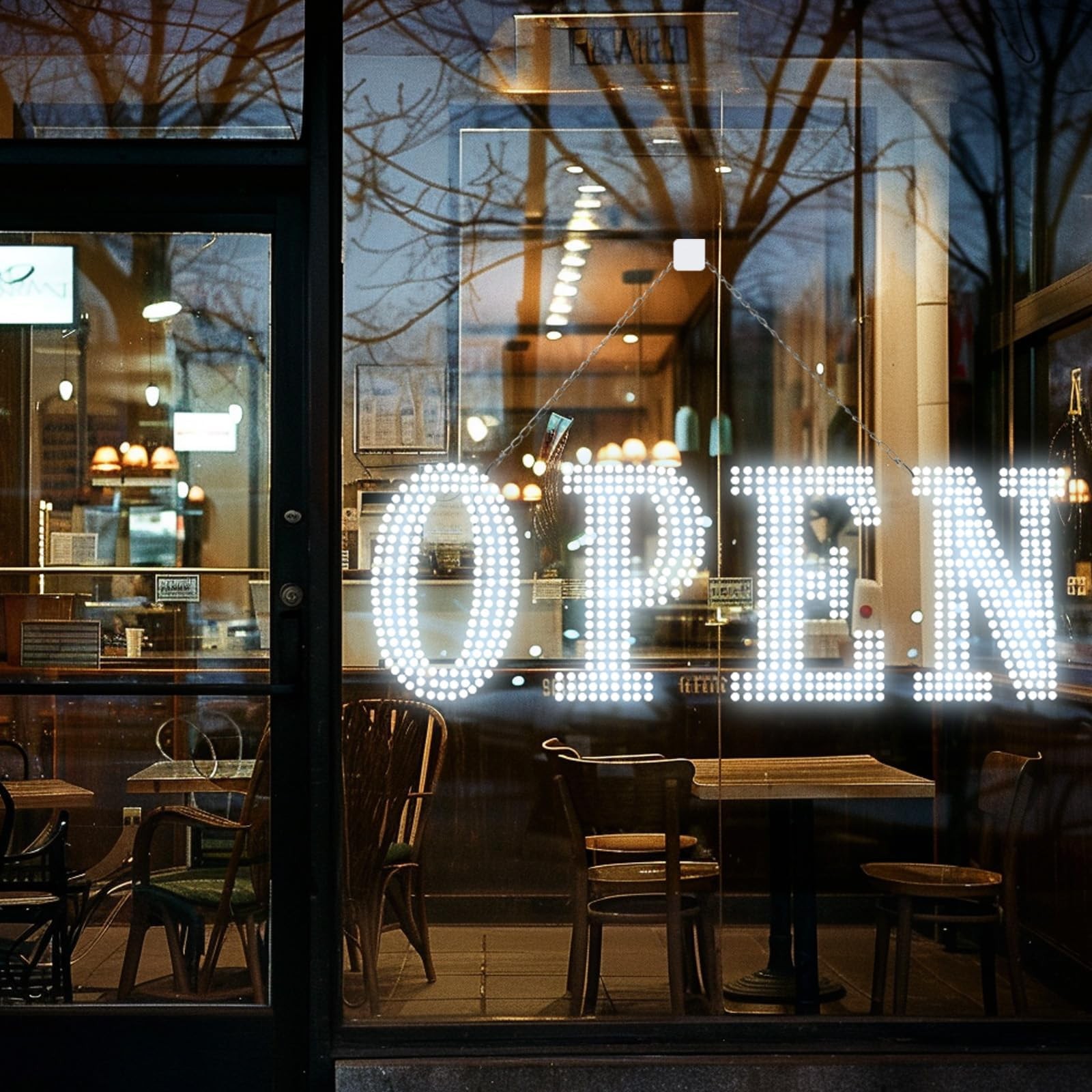 LED Open Signs for Business, 30» x 10″ Large Bright Flashing Open Sign with …