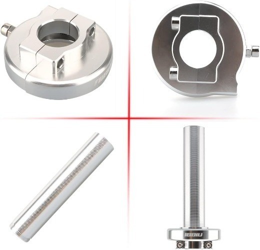 Aluminum 7/8″ Motorcycle Throttle Handlebar Adjust Accelerator C Color: Sliver