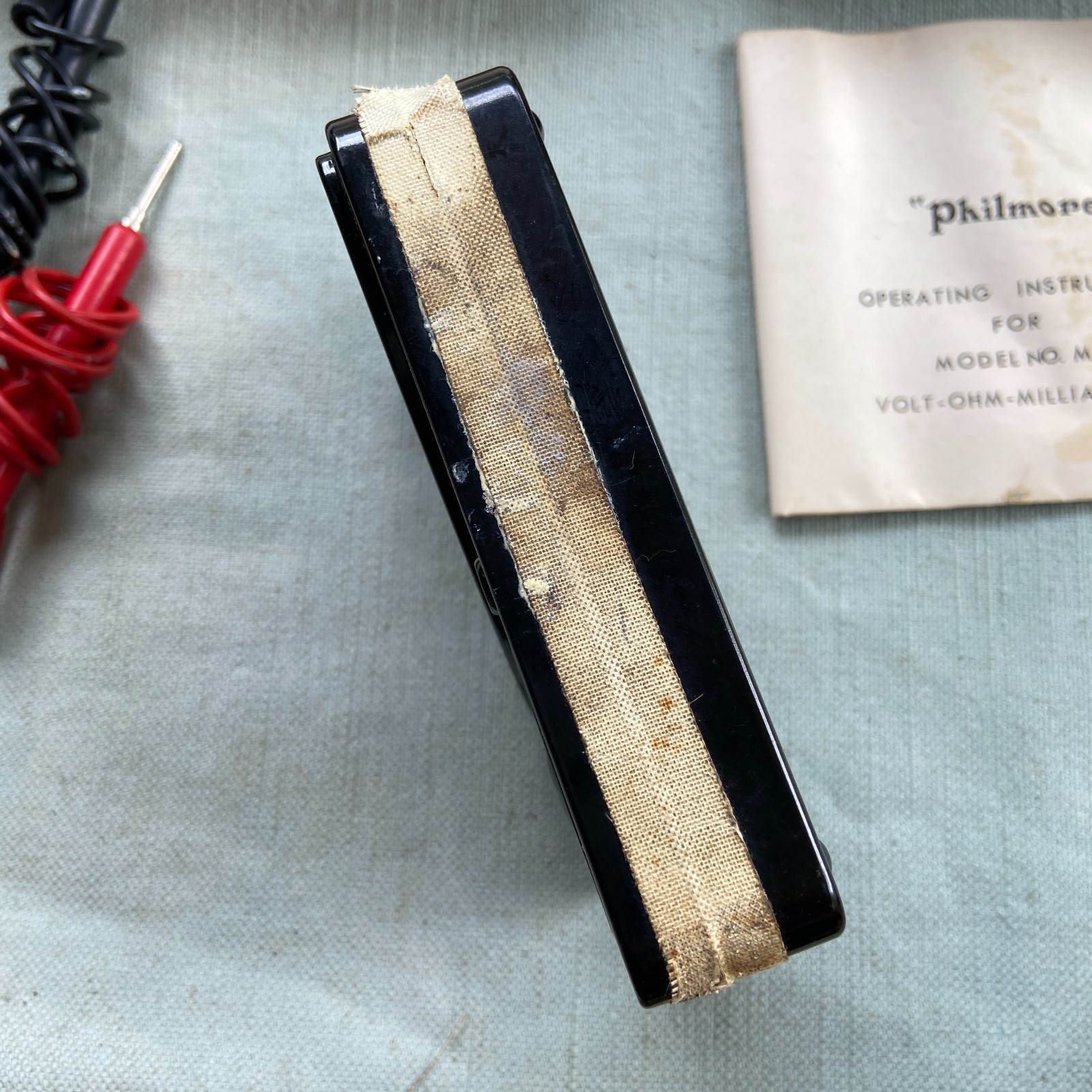Philmore M20K Multitester 20,000 Ohms Made Japan Inwood NY Parts Box Manual VTG