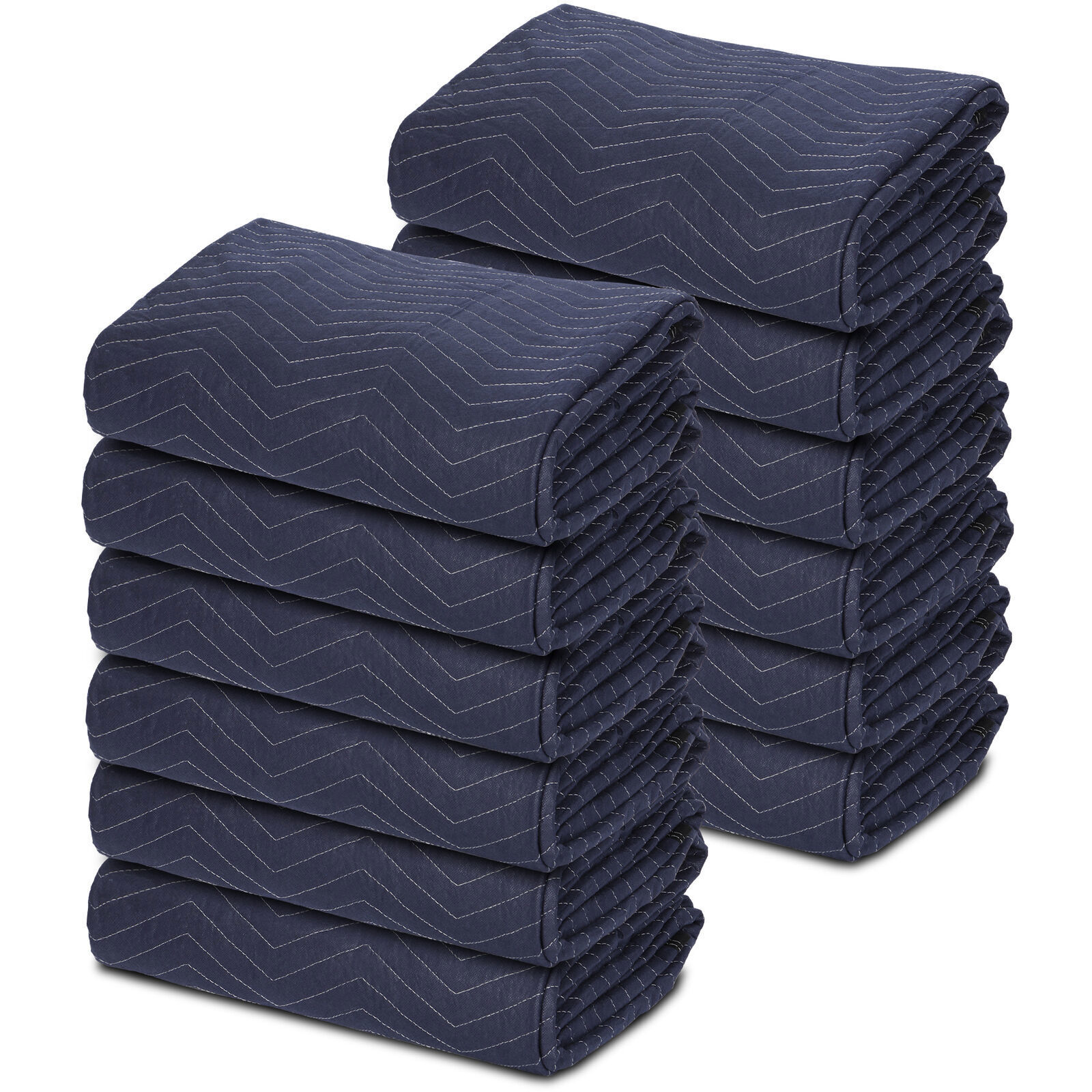 12/24/48 Pack 80» x 72» Moving Blankets Furniture Packing Shipping Blankets