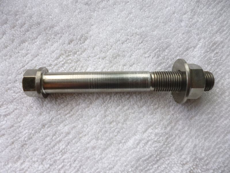6/4 Titanium Hex Flanged Bolt & Nut – M12 x 95mm x 1.25mm Pitch